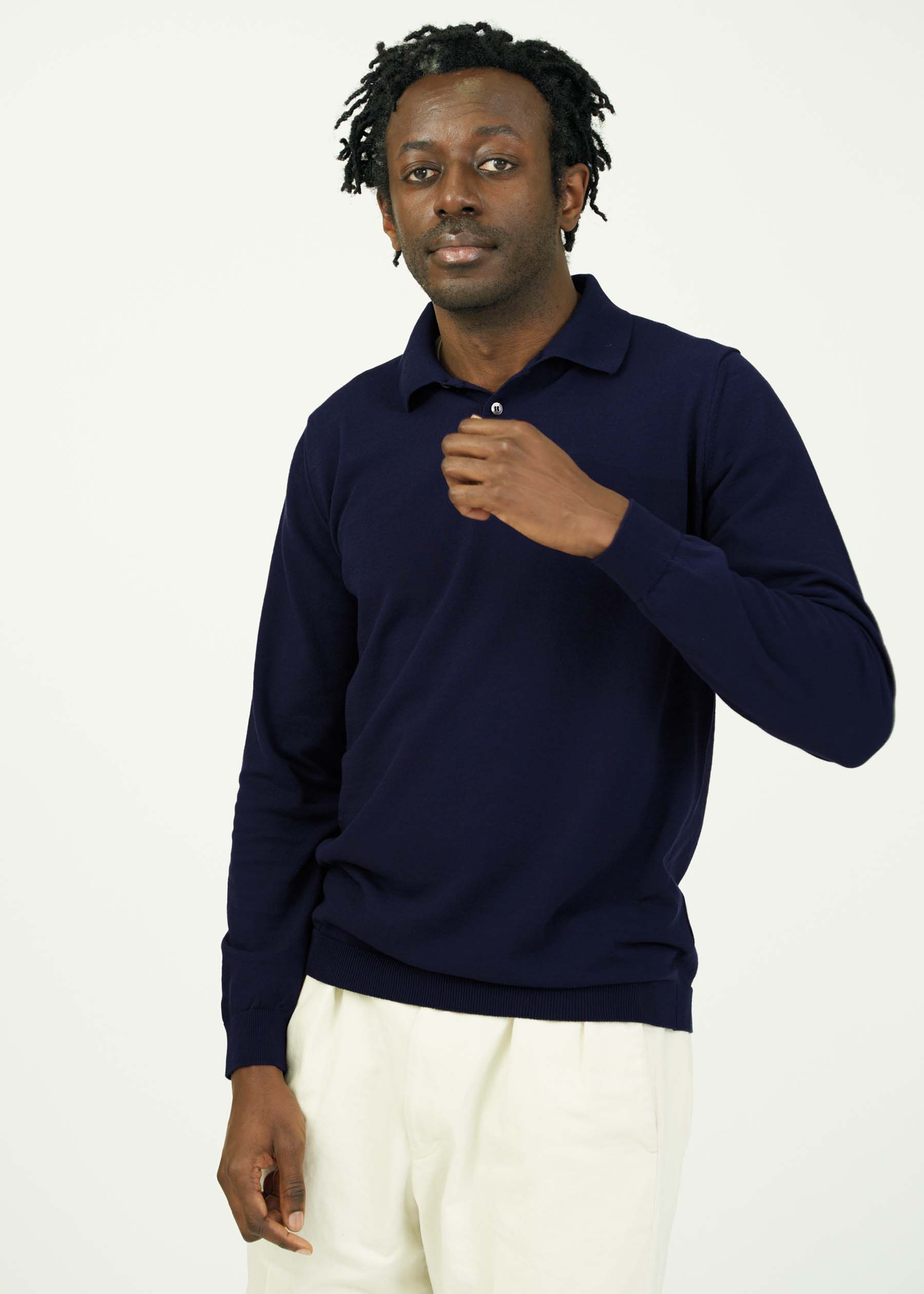 ICE COTTON LONG POLO NECK