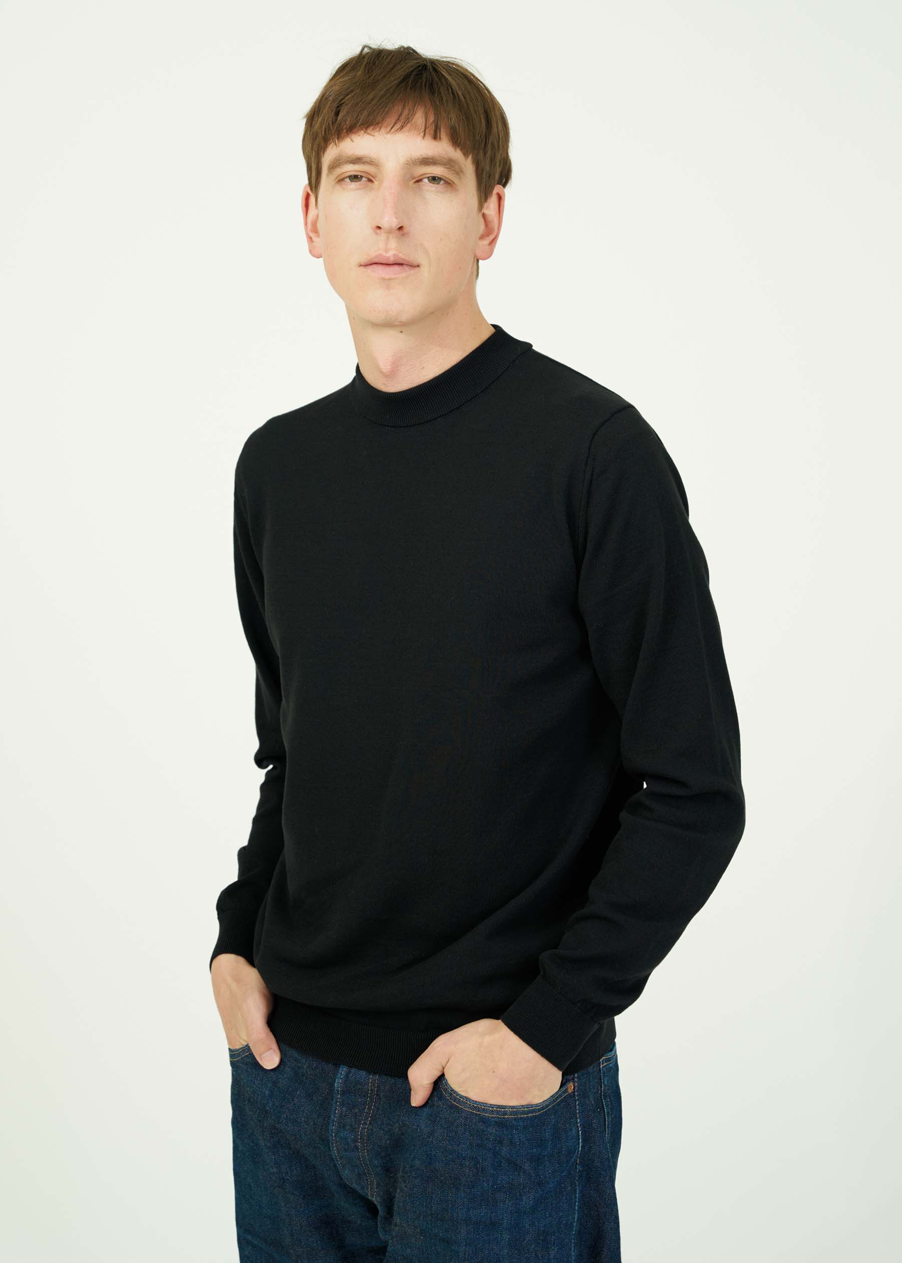 ICE COTTON LONG MOCKNECK