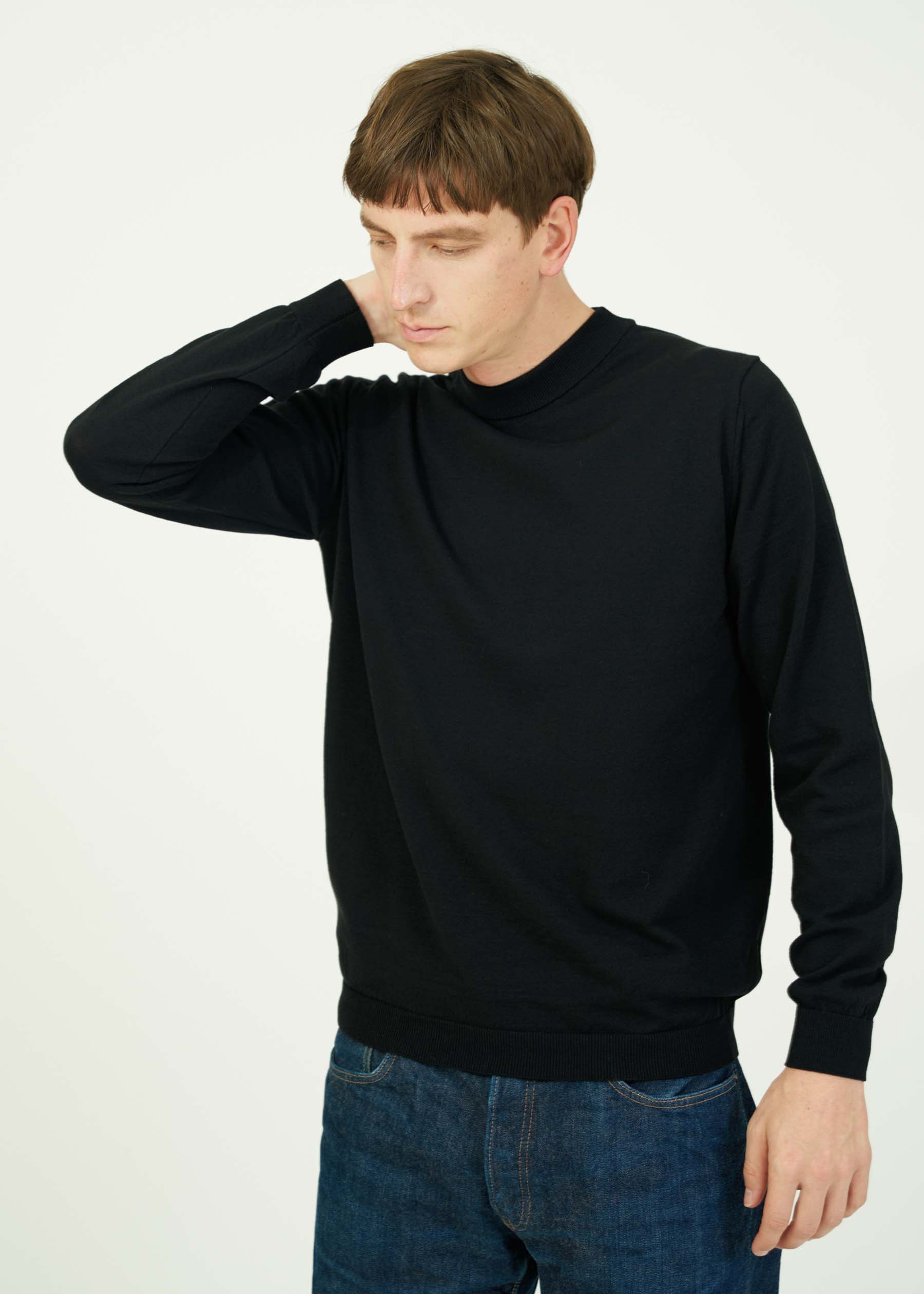 ICE COTTON LONG MOCKNECK