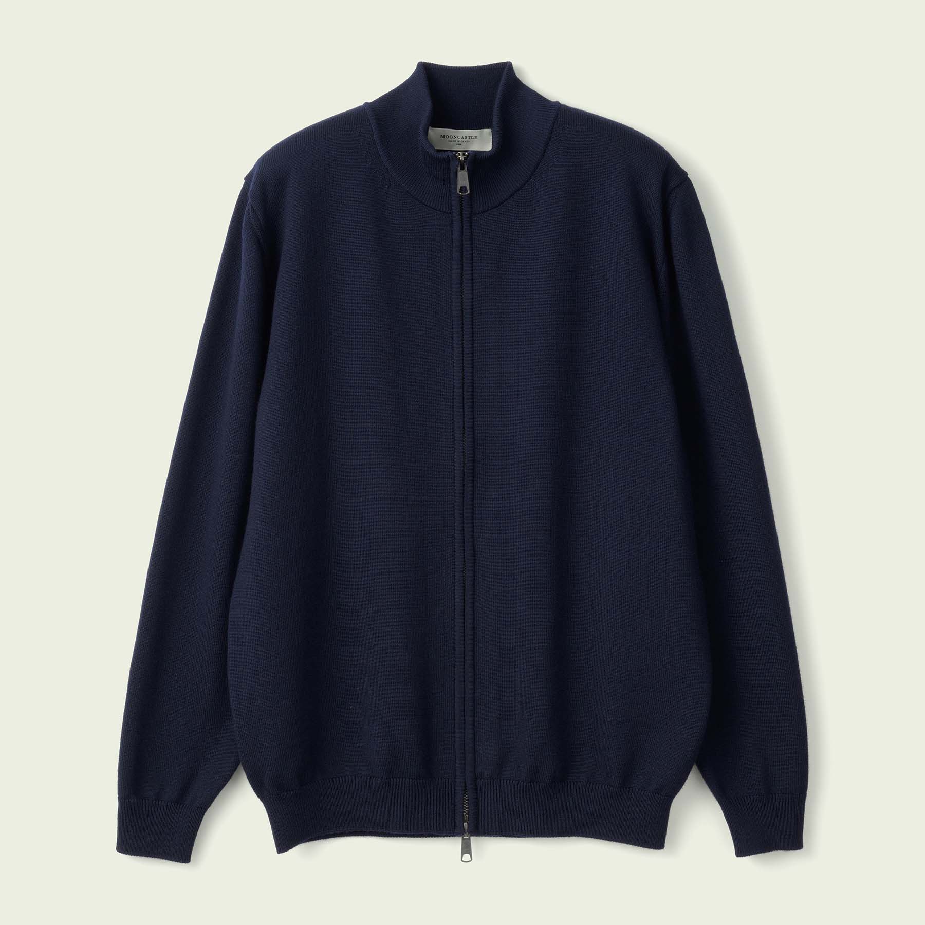10G Merino Wool Full-Zip Blouzon