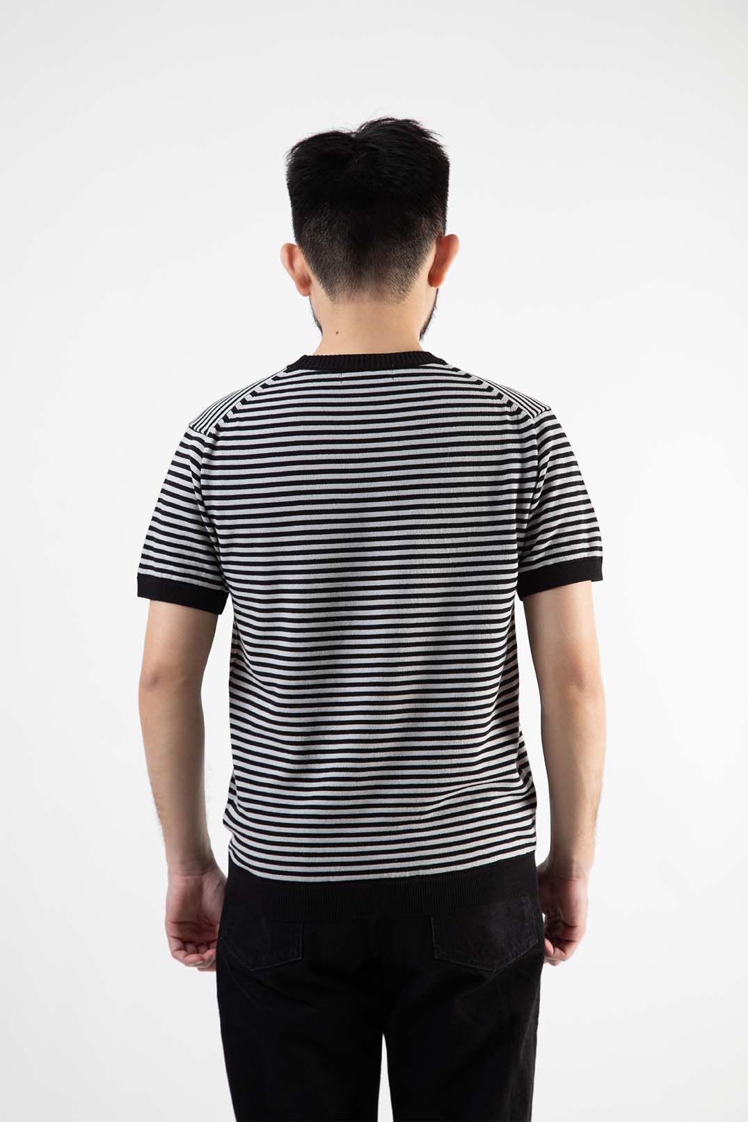 【アーカイブモデル】ICE COTTON BORDER SHORT CREWNECK