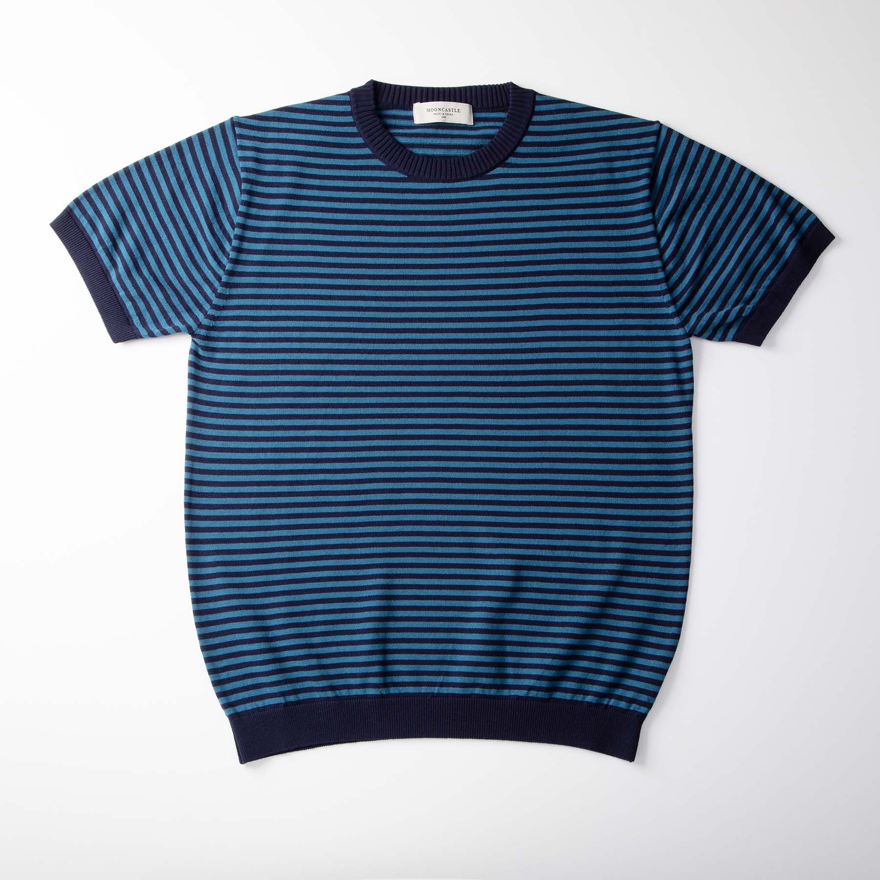 【アーカイブモデル】ICE COTTON BORDER SHORT CREWNECK