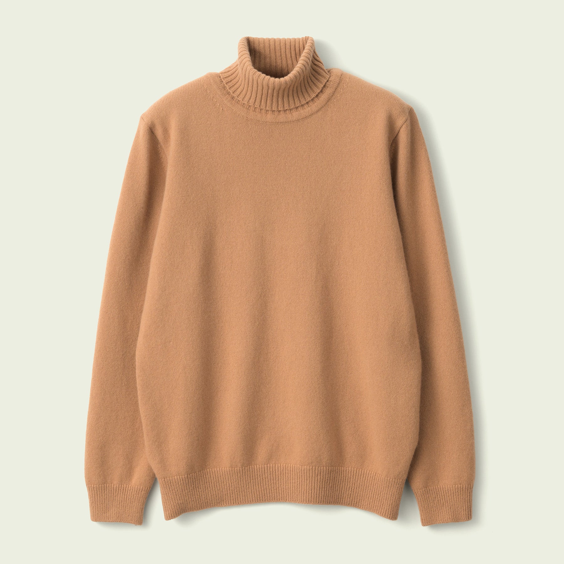 CASHMERE SILK WOOL TURTLE NECK