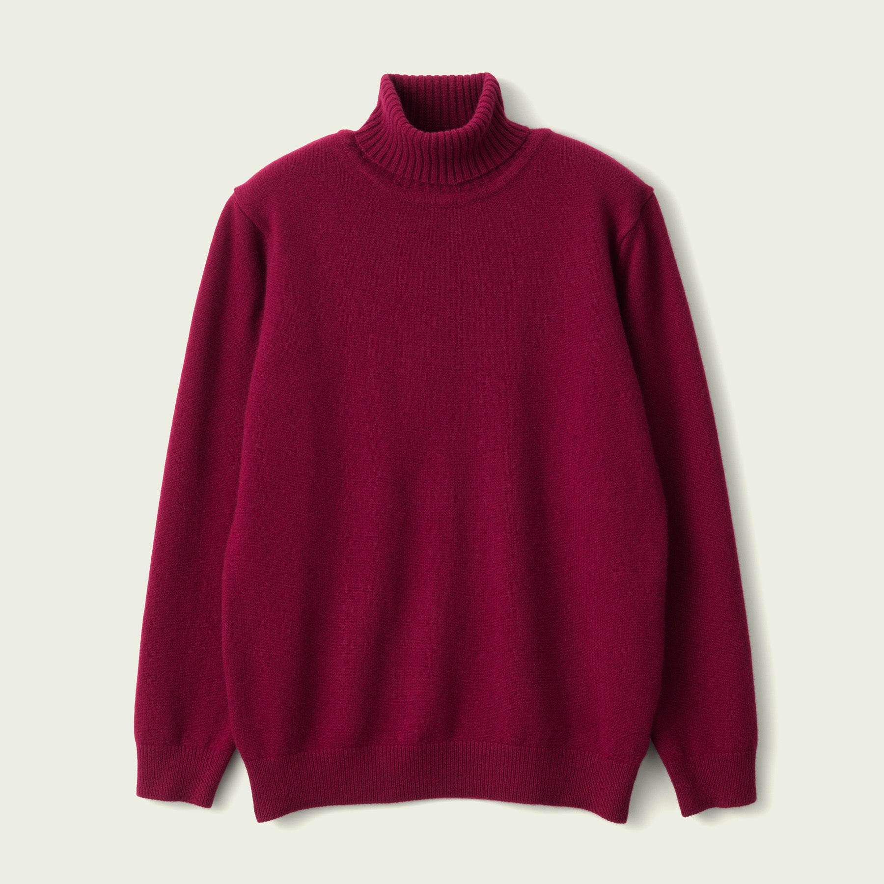 CASHMERE SILK WOOL TURTLE NECK
