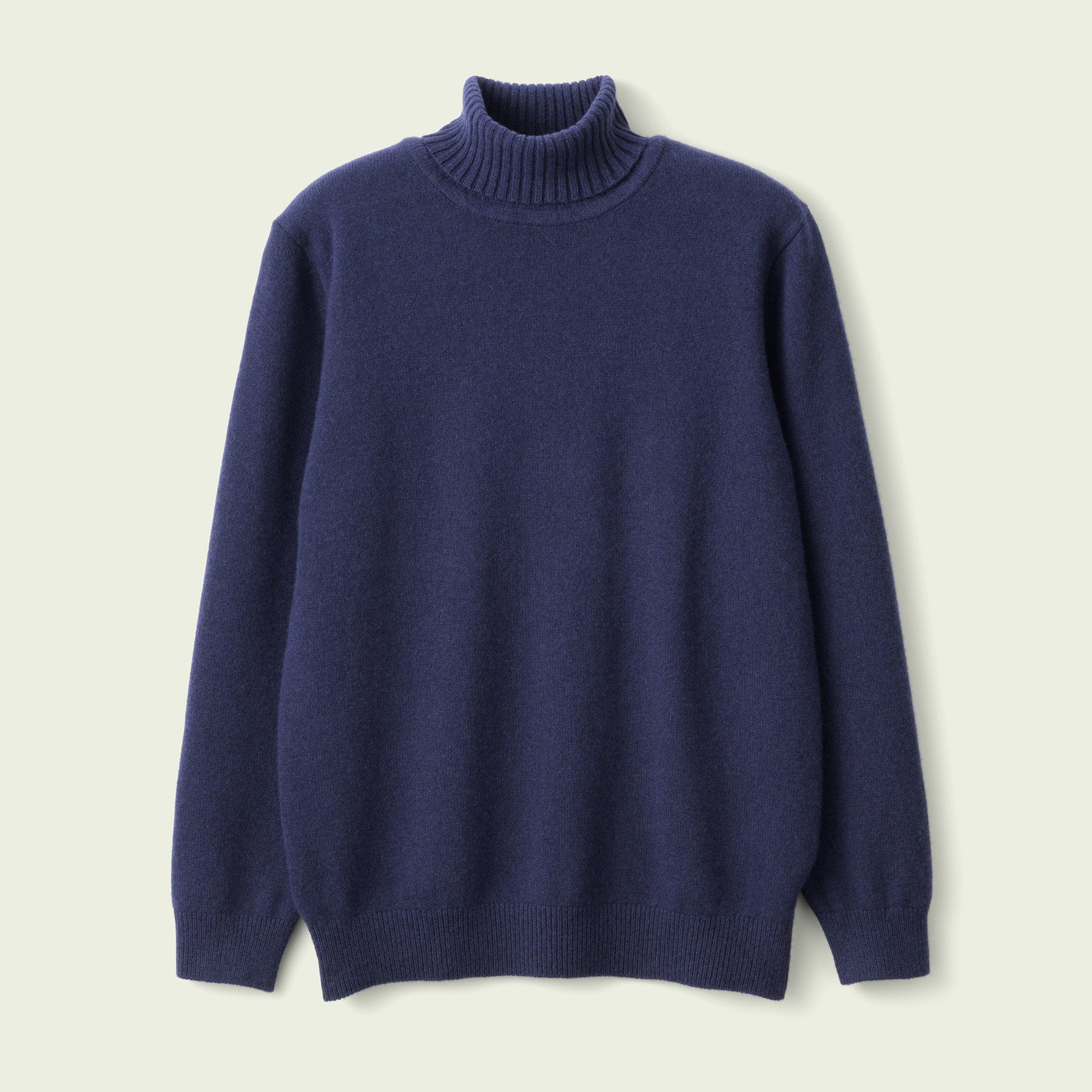 CASHMERE SILK WOOL TURTLE NECK