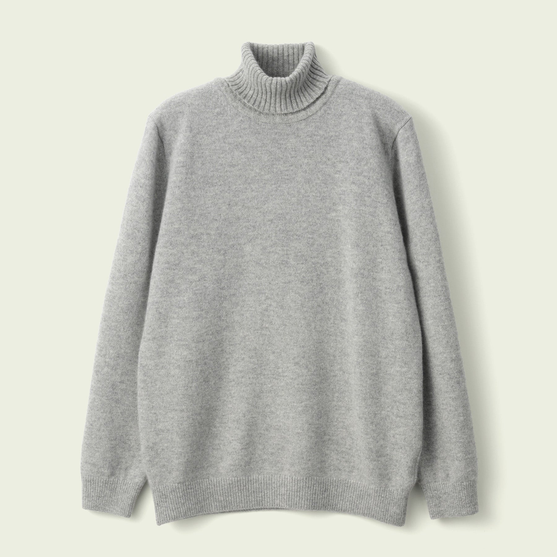 CASHMERE SILK WOOL TURTLE NECK