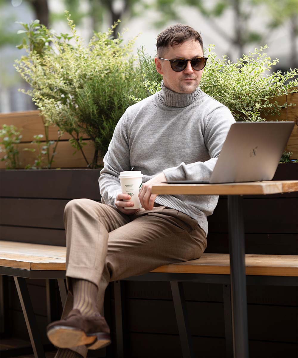 【アーカイブモデル】WOOL HEAVY WEIGHT TURTLENECK