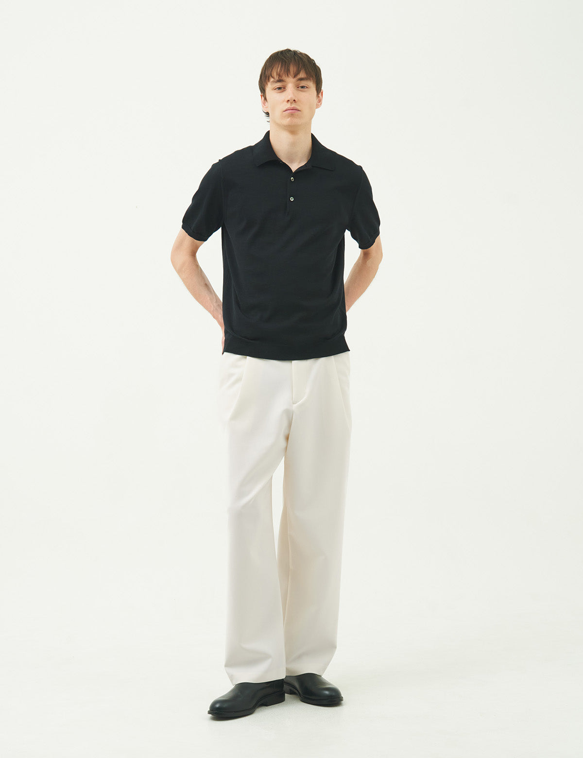 【NEW】SEA ISLAND COTTON POLONECK