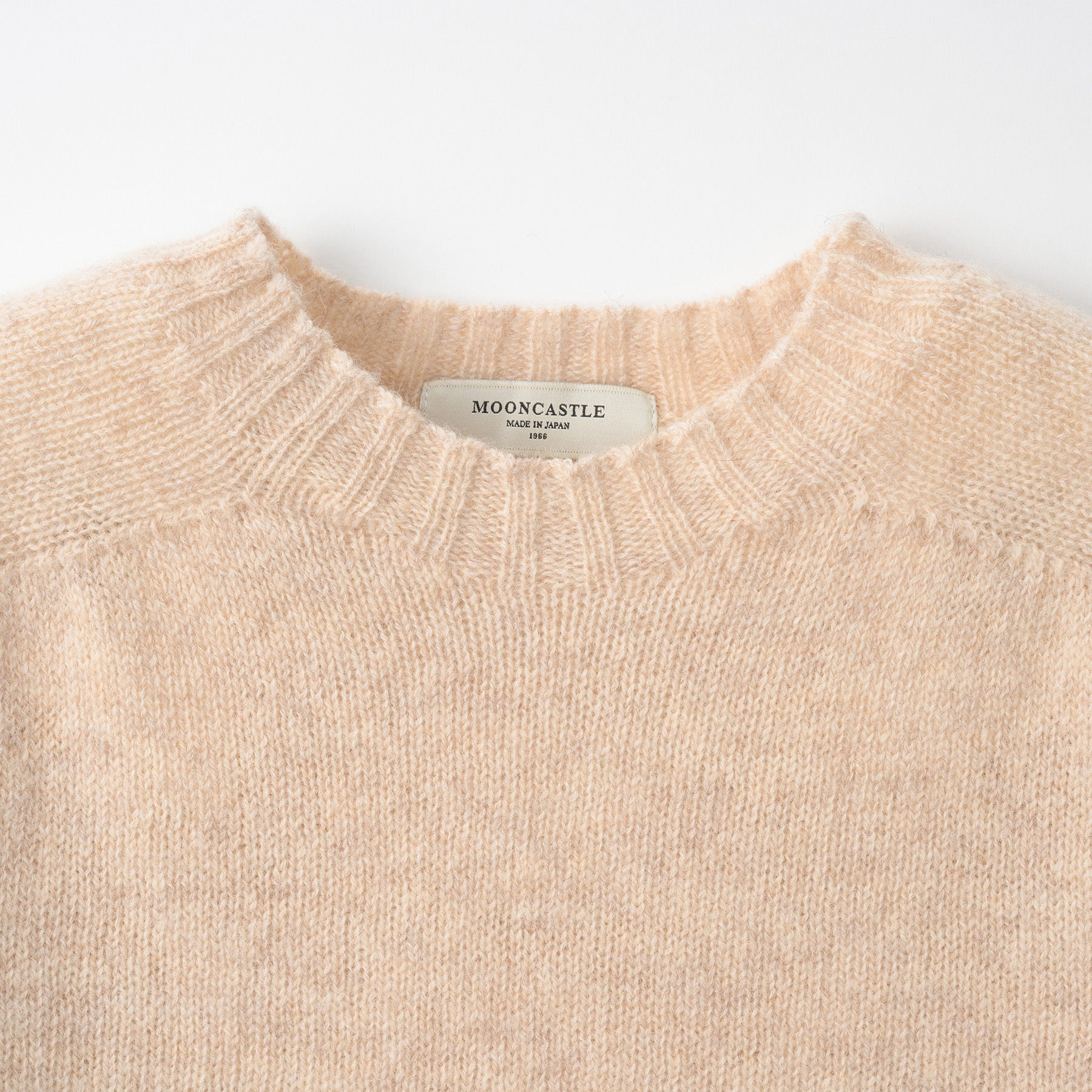 【UNISEX】SHETLAND WOOL CREWNECK SWEATER