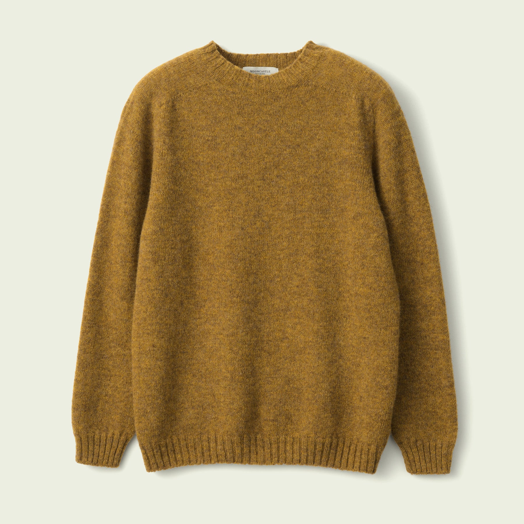 【UNISEX】SHETLAND WOOL CREWNECK SWEATER