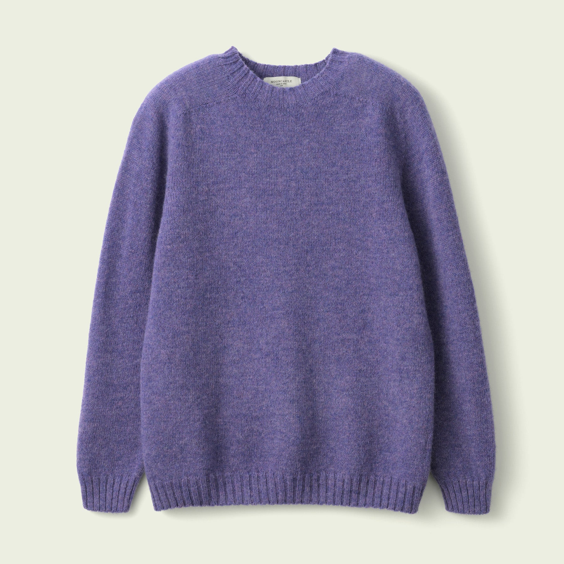 【UNISEX】SHETLAND WOOL CREWNECK SWEATER