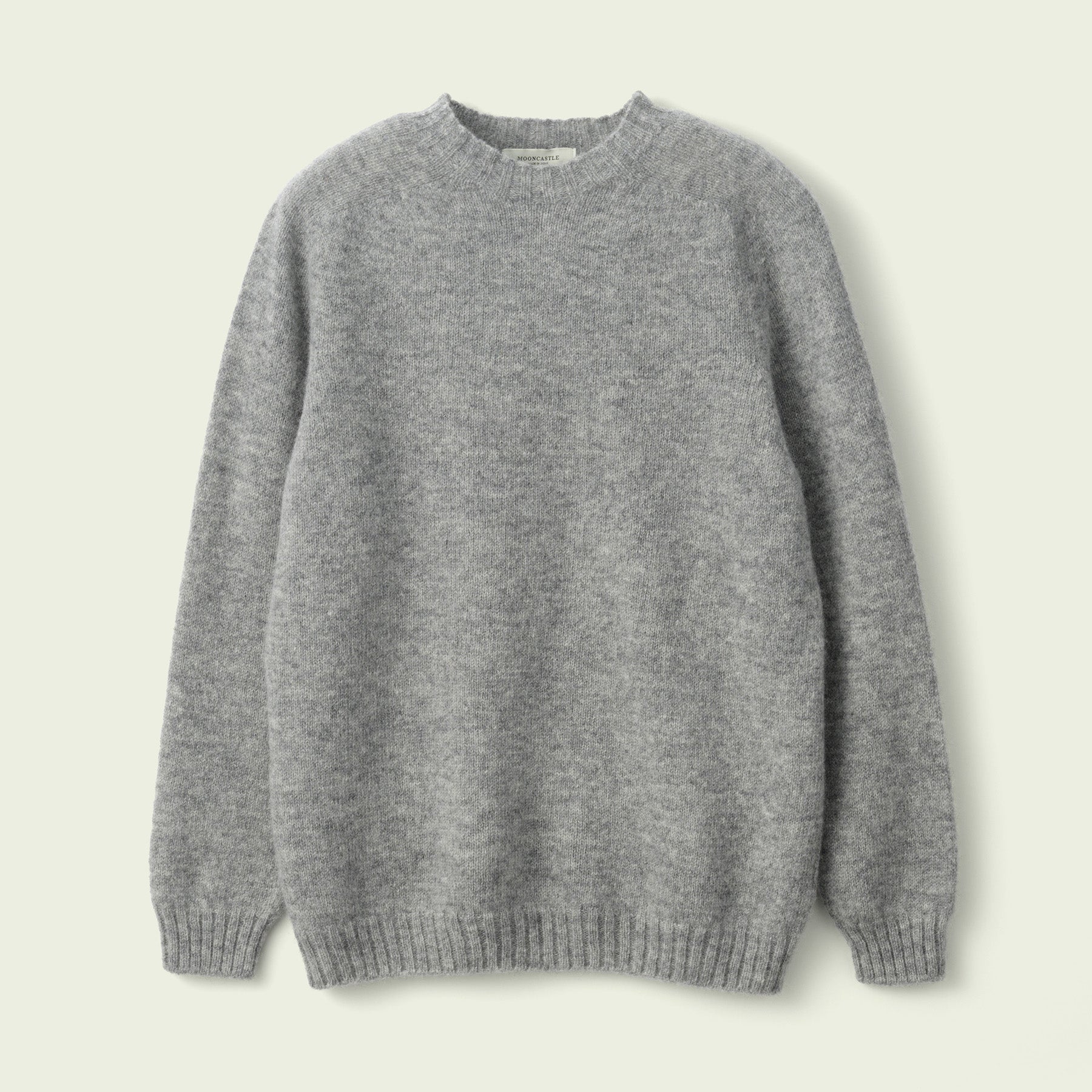 【UNISEX】SHETLAND WOOL CREWNECK SWEATER