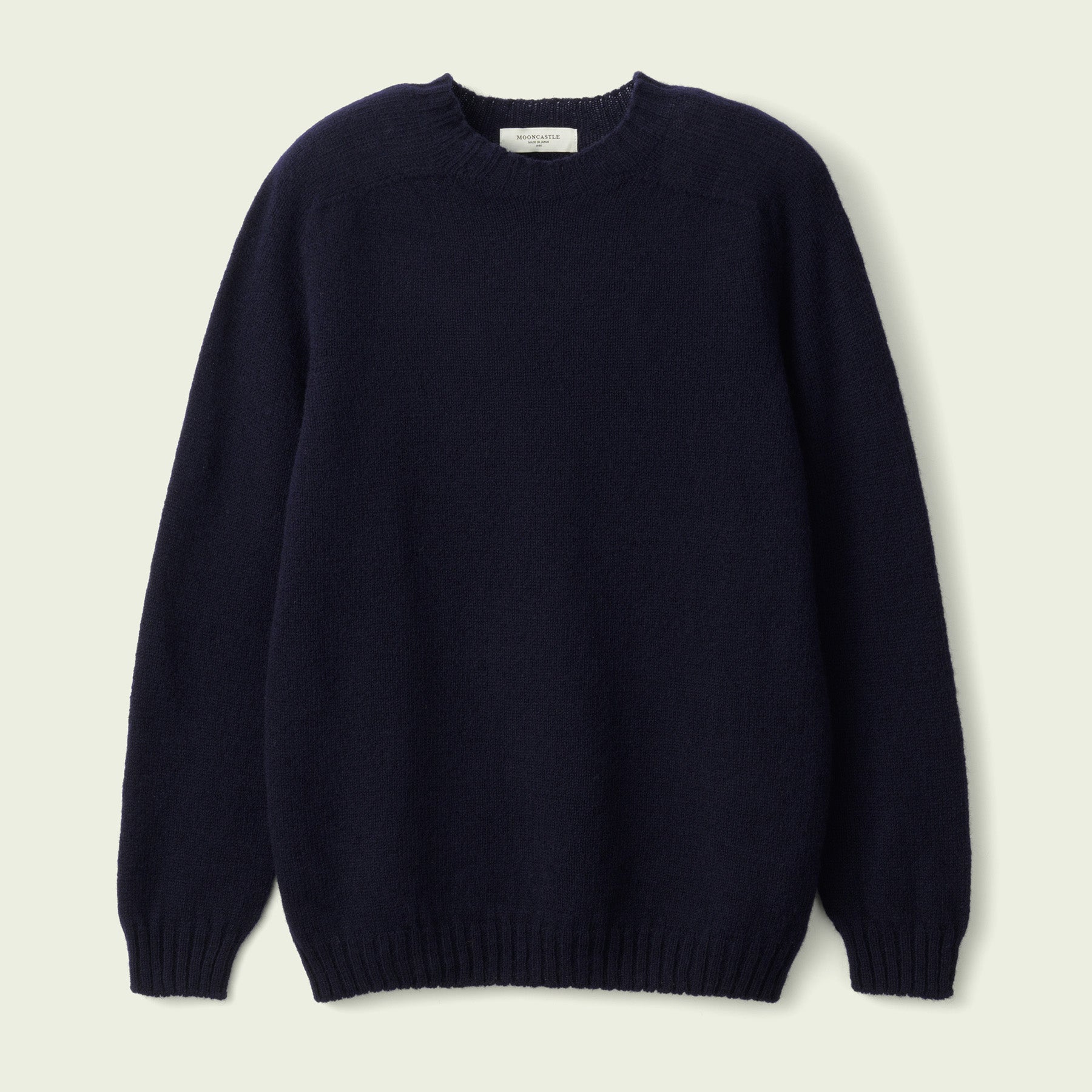 【UNISEX】SHETLAND WOOL CREWNECK SWEATER