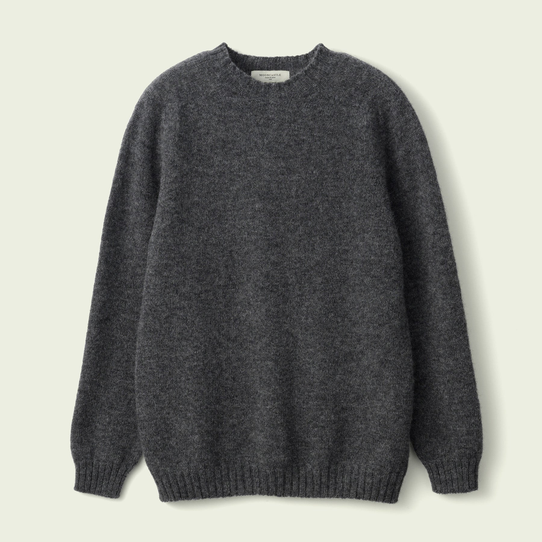 【UNISEX】SHETLAND WOOL CREWNECK SWEATER