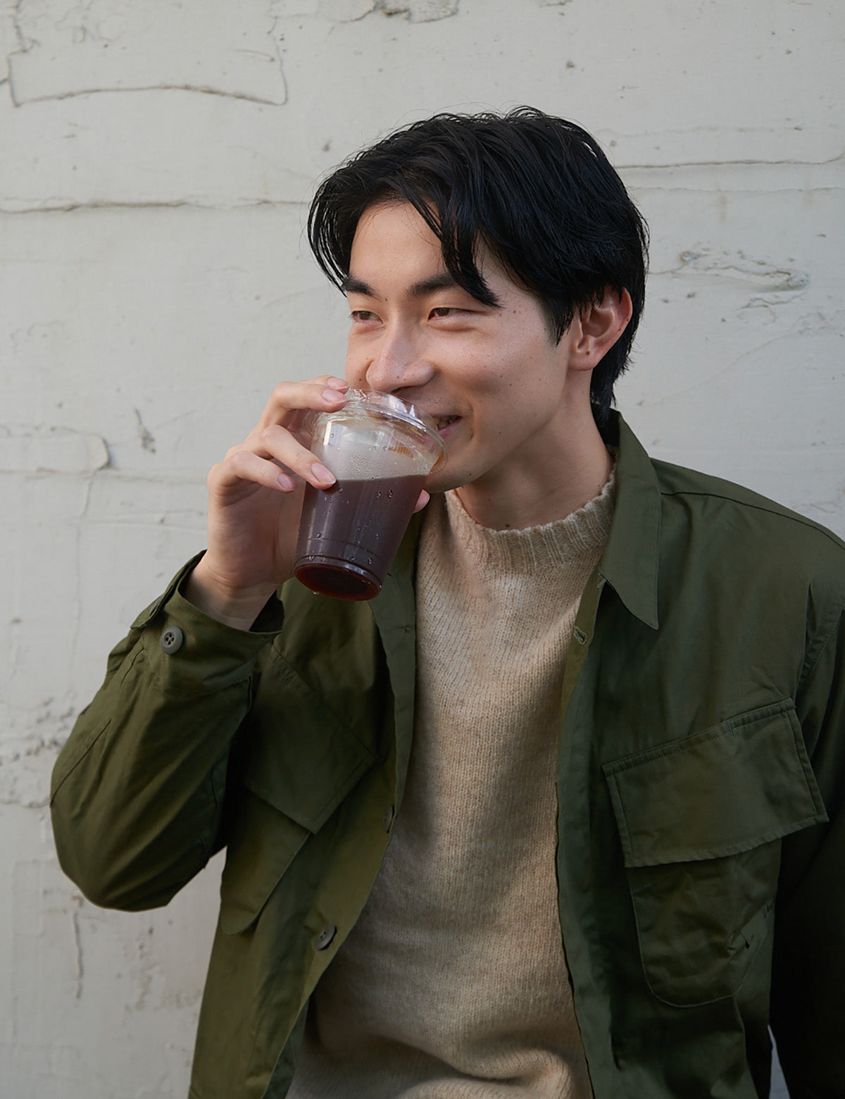 【UNISEX】SHETLAND WOOL CREWNECK SWEATER