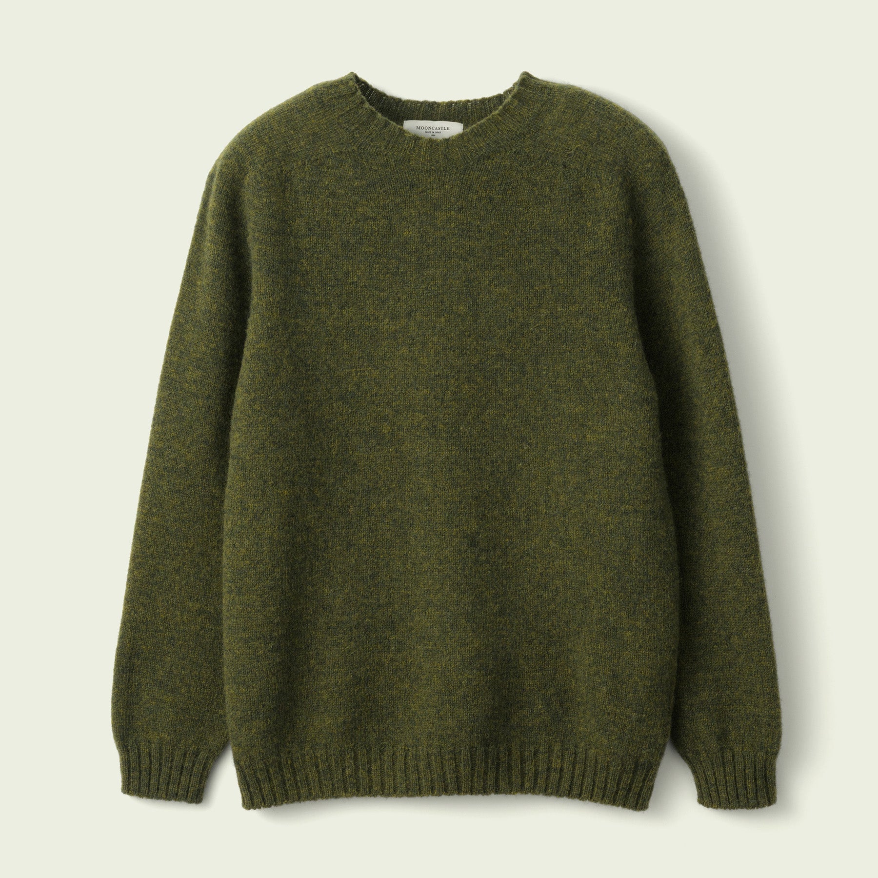【UNISEX】SHETLAND WOOL CREWNECK SWEATER