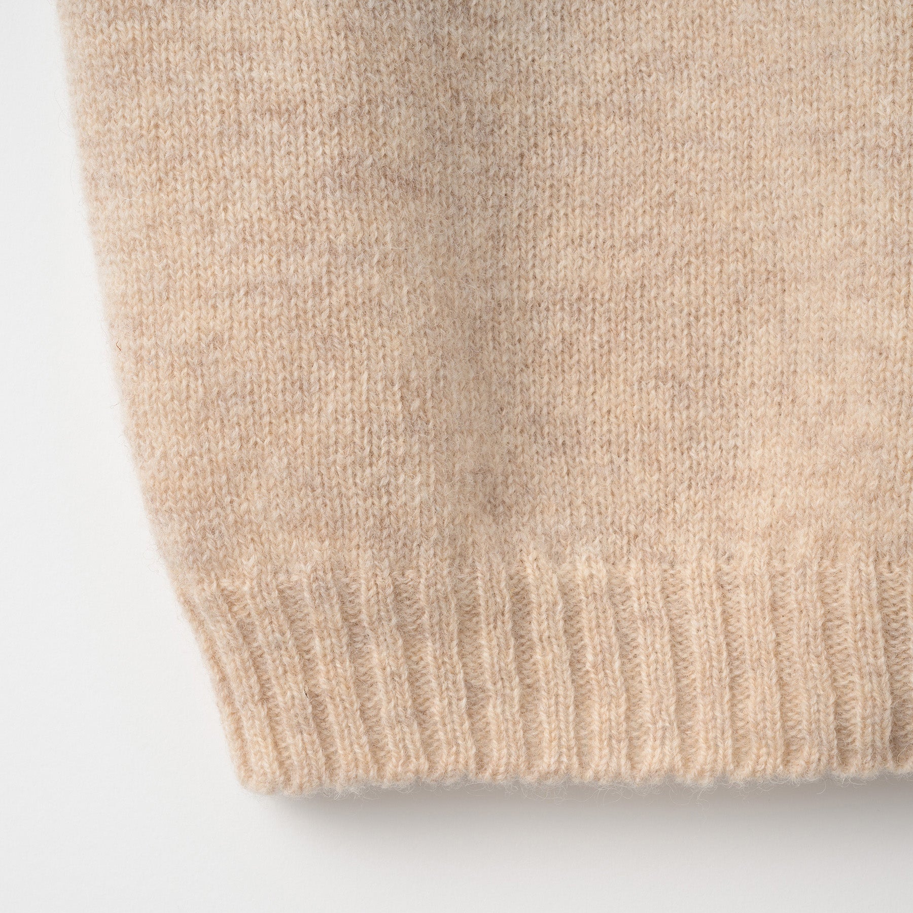 【UNISEX】SHETLAND WOOL CREWNECK SWEATER