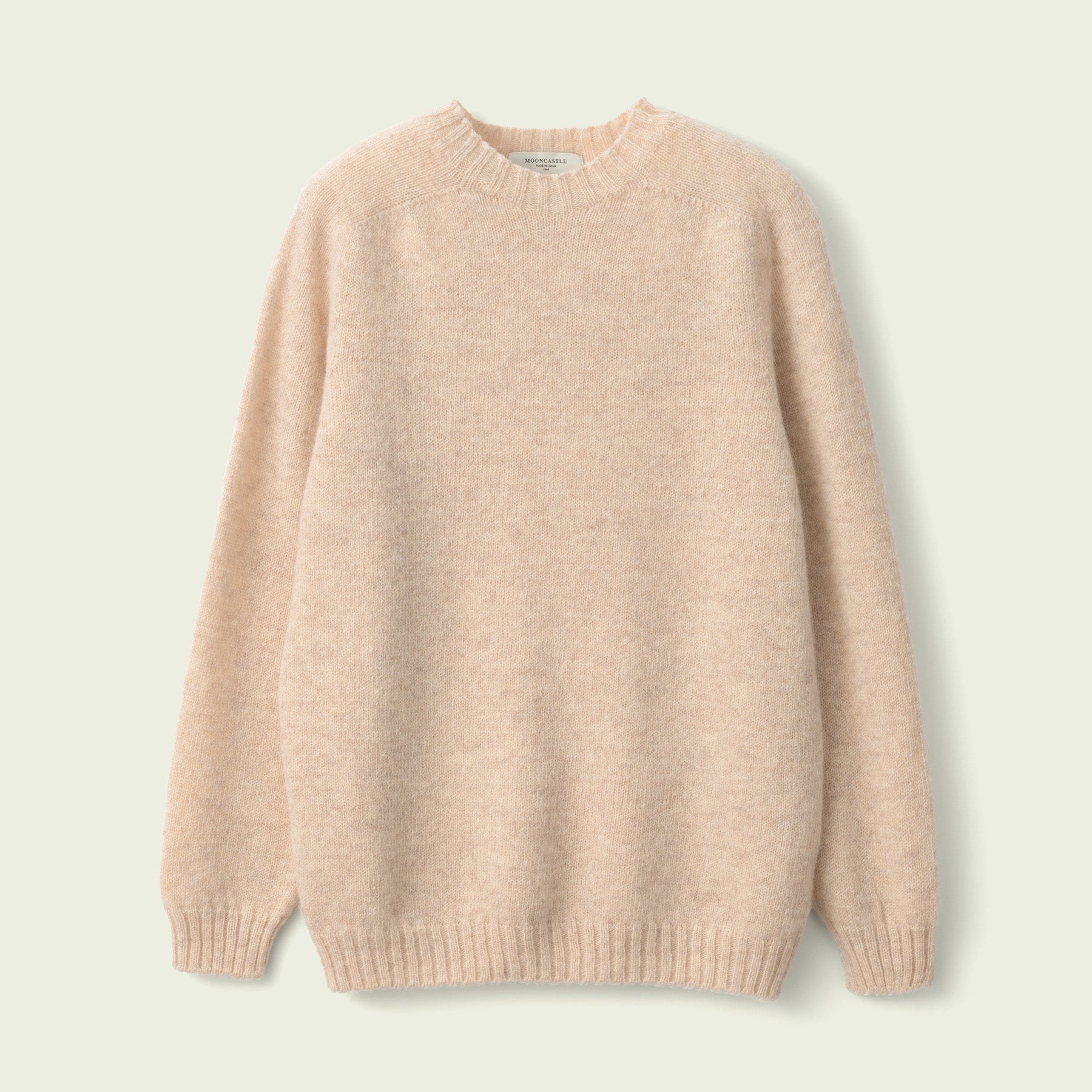 【UNISEX】SHETLAND WOOL CREWNECK SWEATER