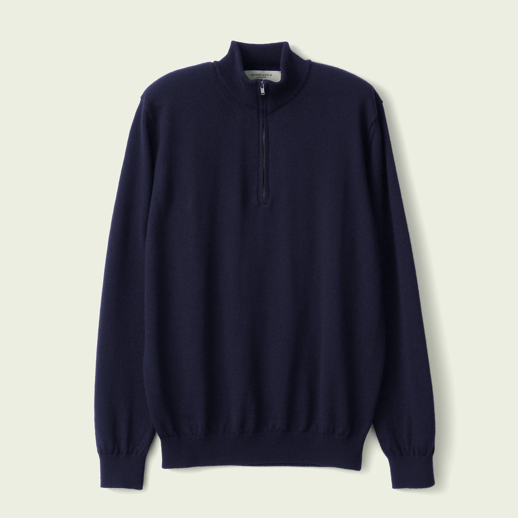 【NEW】12G Lightweight Merino Wool Half Zip Pullover