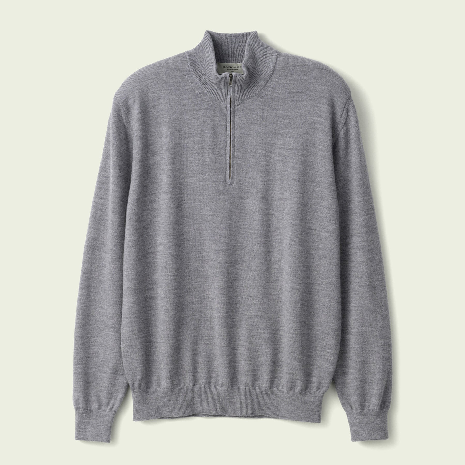 12G Lightweight Merino Wool Half Zip Pullover