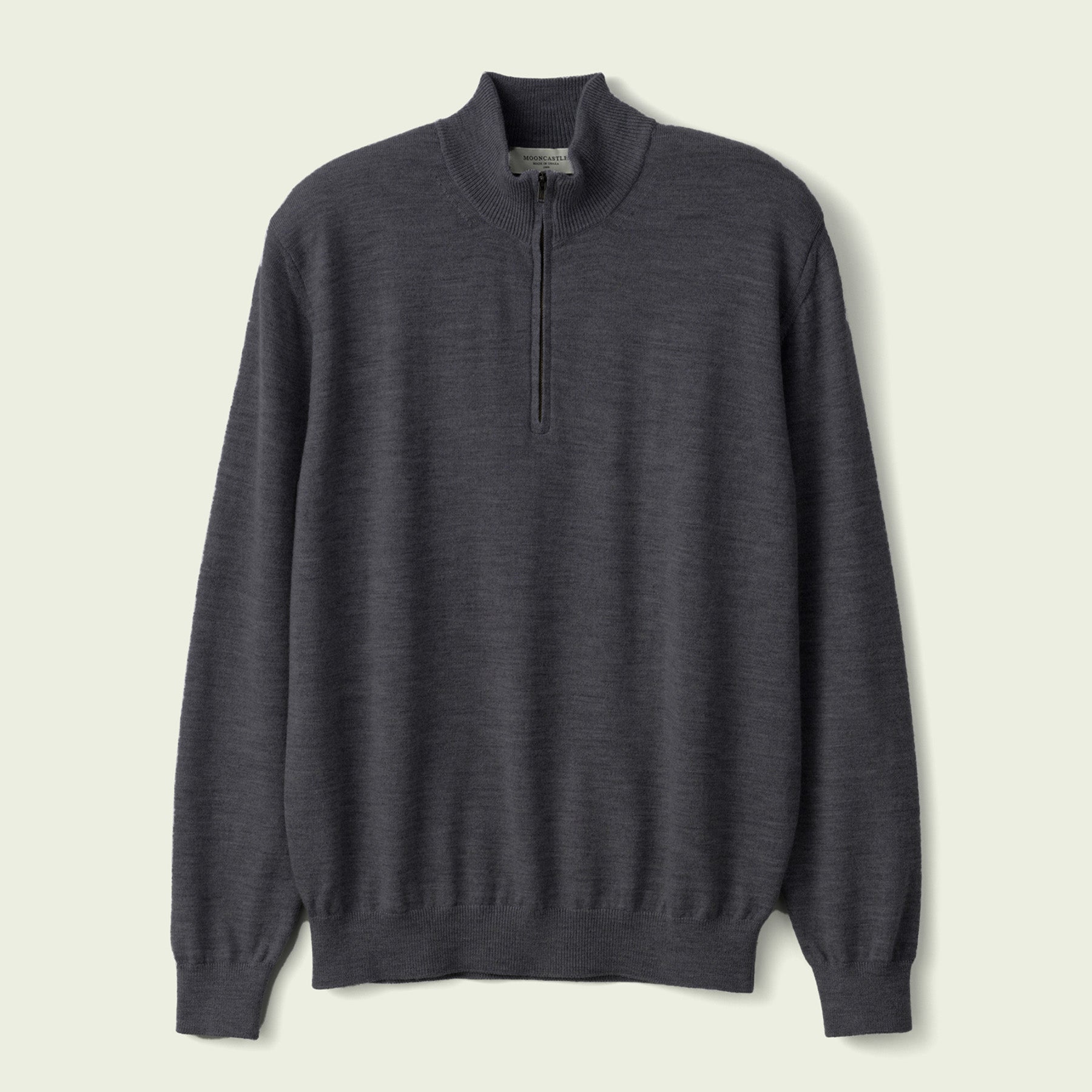 12G Lightweight Merino Wool Half Zip Pullover