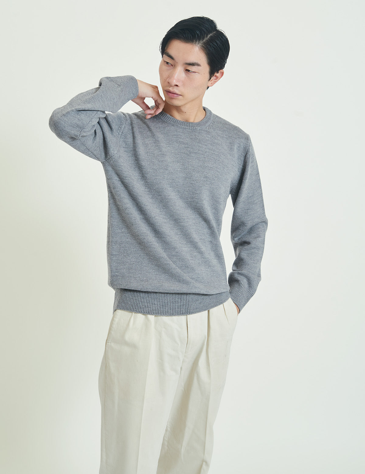 7G Heavyweight Merino Wool Crewneck