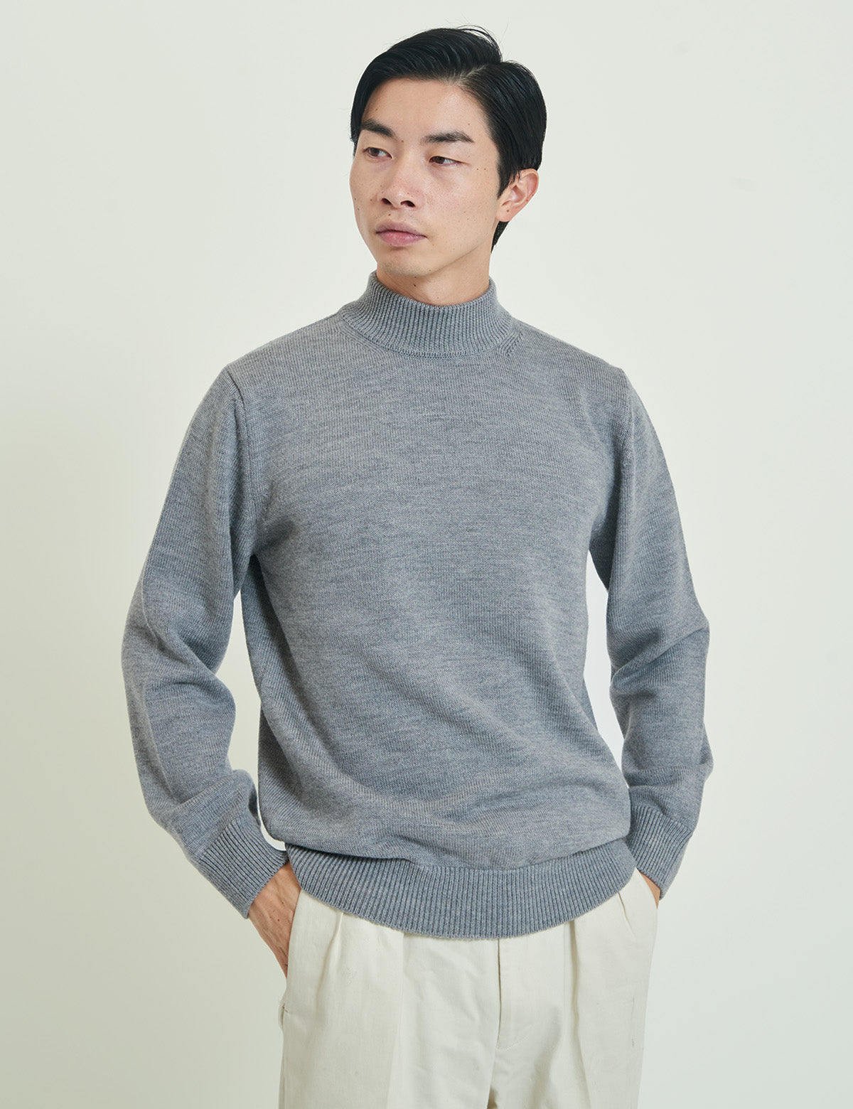 7G Heavyweight Merino Wool Mockneck