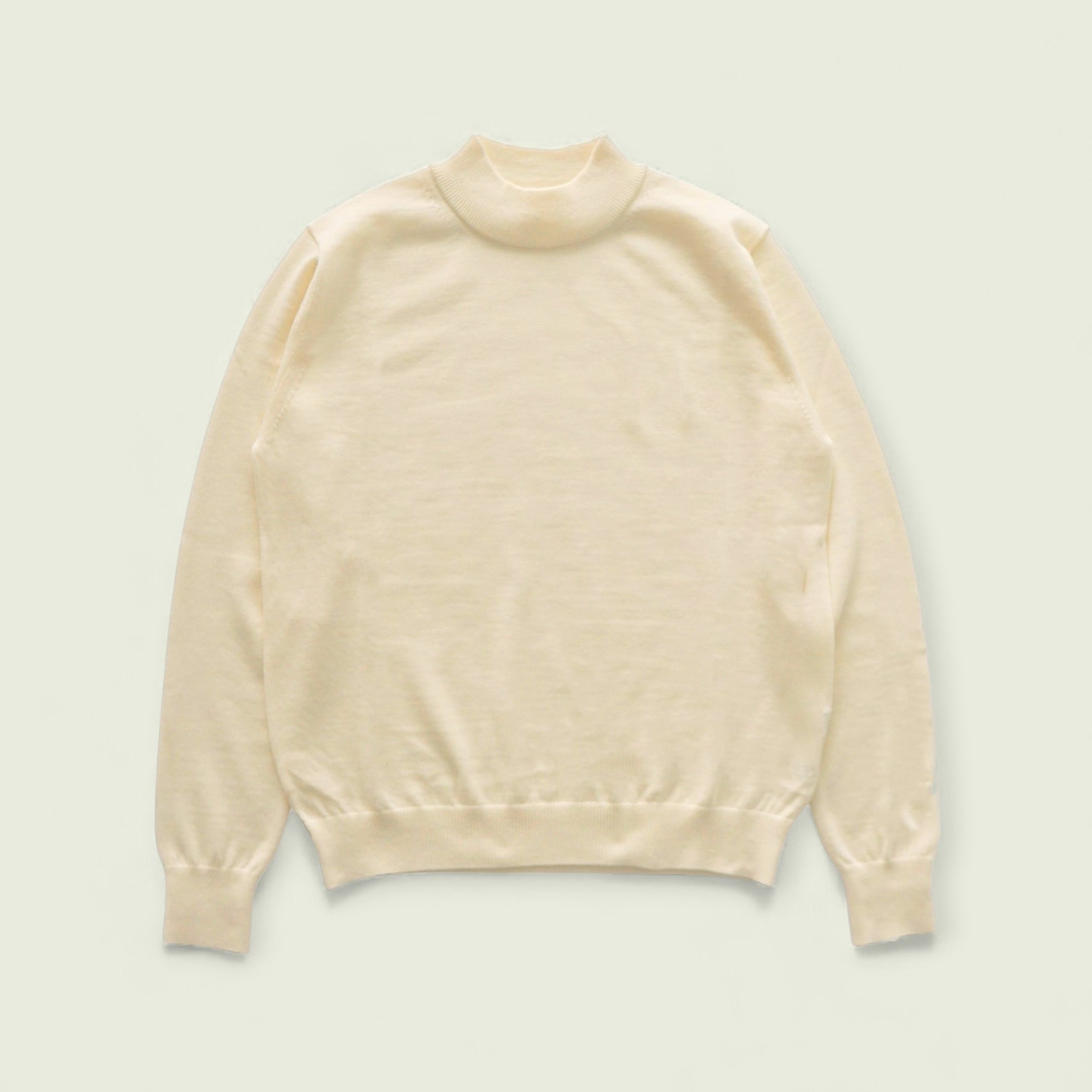 【WOMEN】12G Lightweight Merino Wool Mockneck