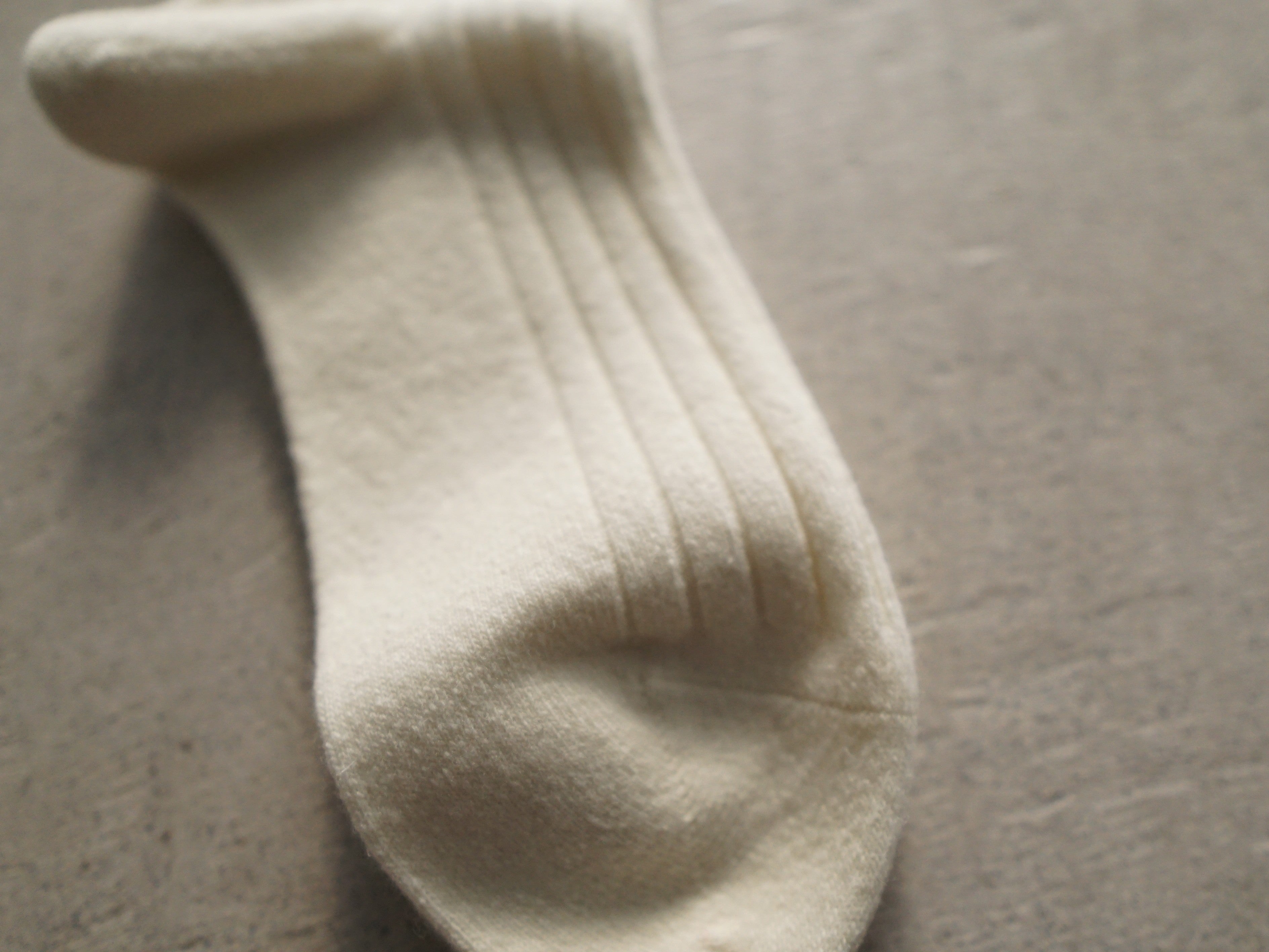 HALLISON Cotton Linen Wide Rib Long Hose Basic