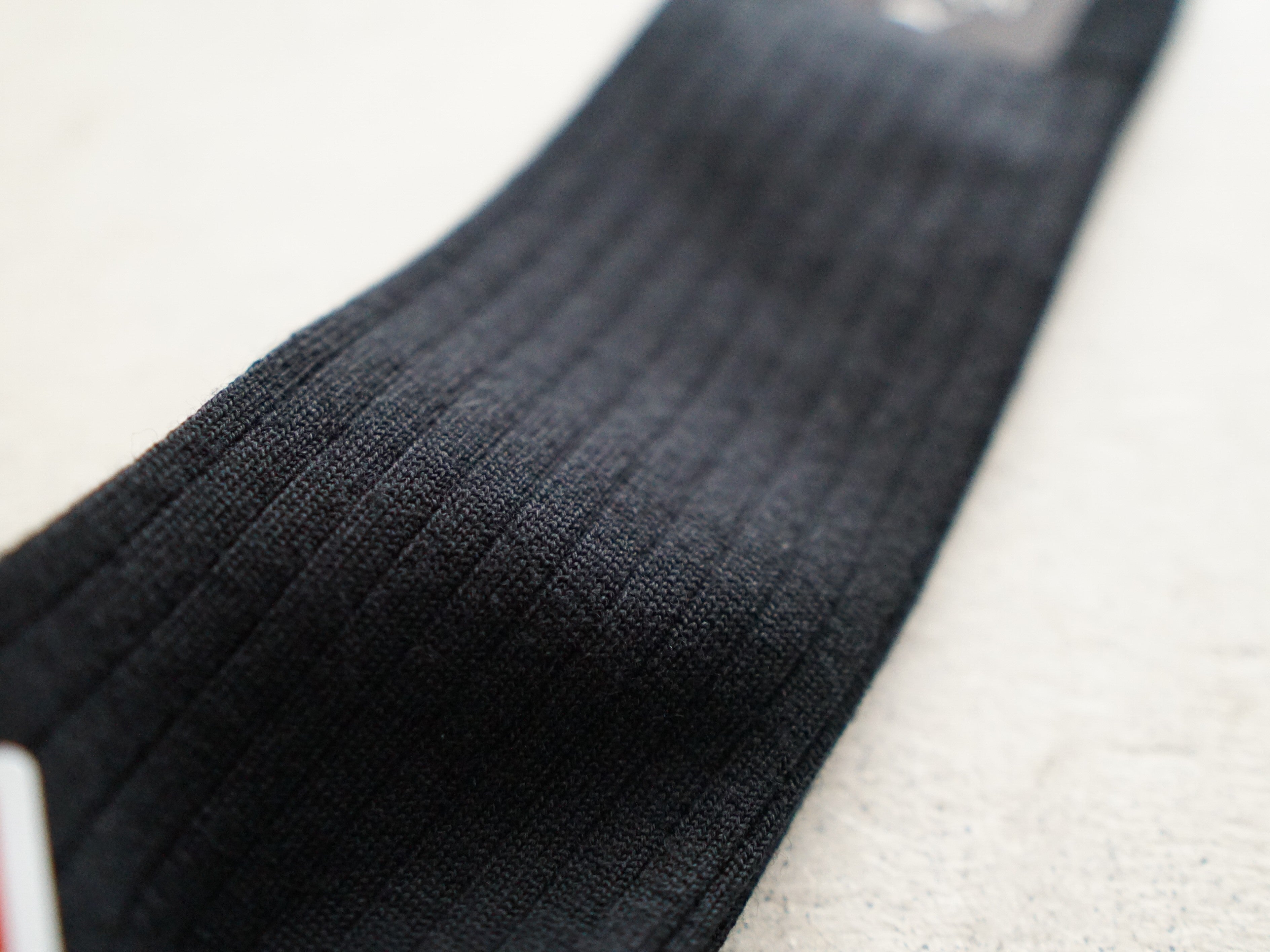 HALLISON Cotton Linen Wide Rib Long Hose Basic