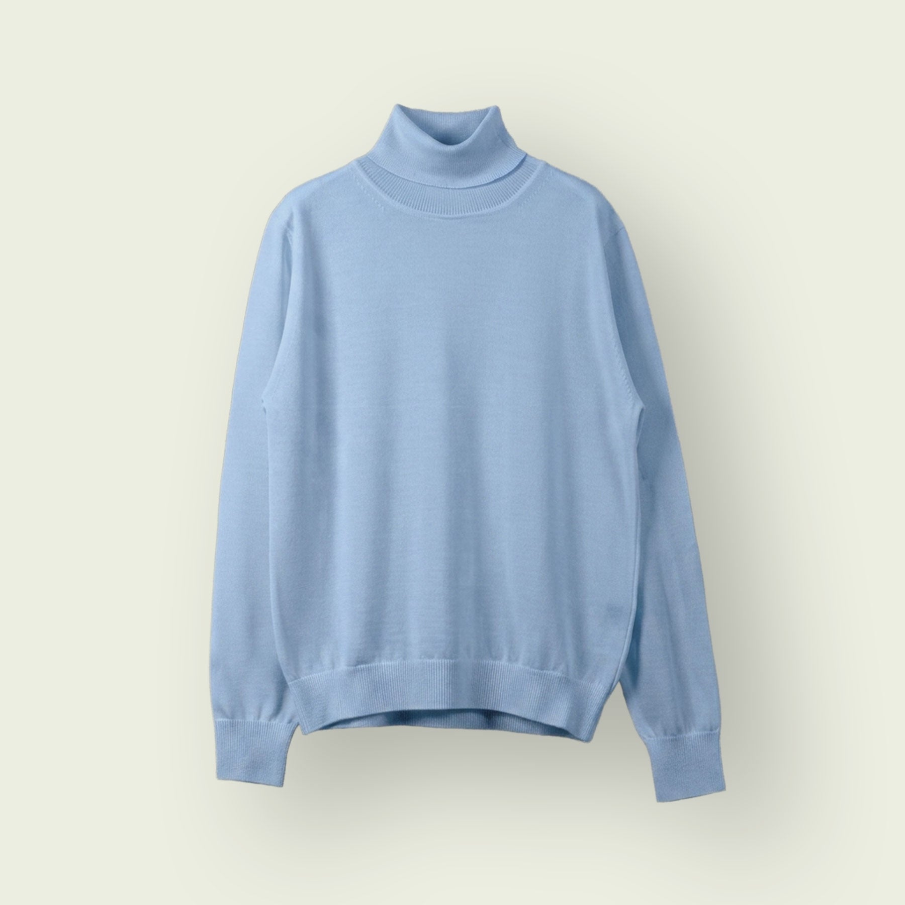 【WOMEN】12G Lightweight Merino Wool Turtleneck