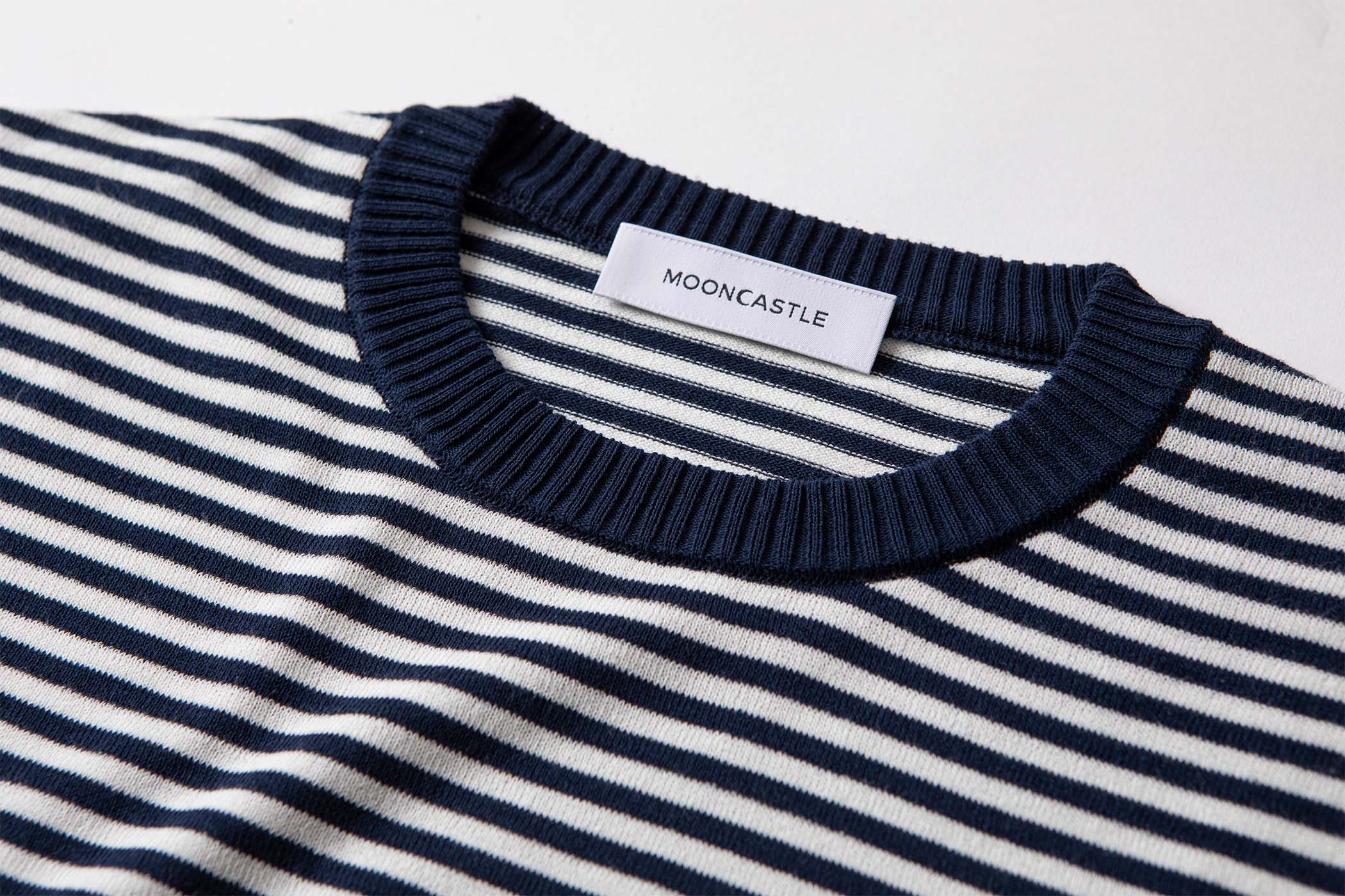 【アーカイブモデル】ICE COTTON BORDER SHORT CREWNECK