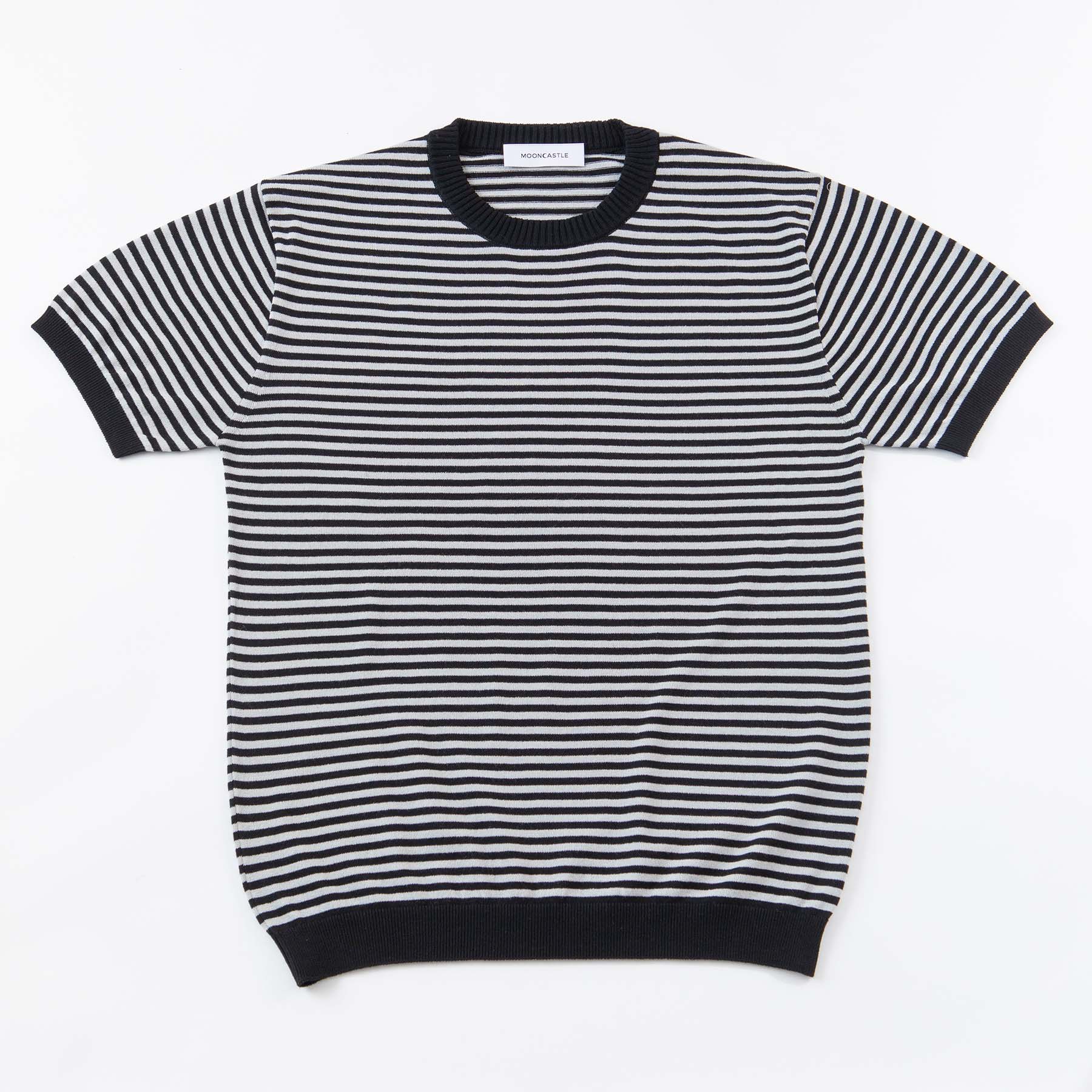【アーカイブモデル】ICE COTTON BORDER SHORT CREWNECK