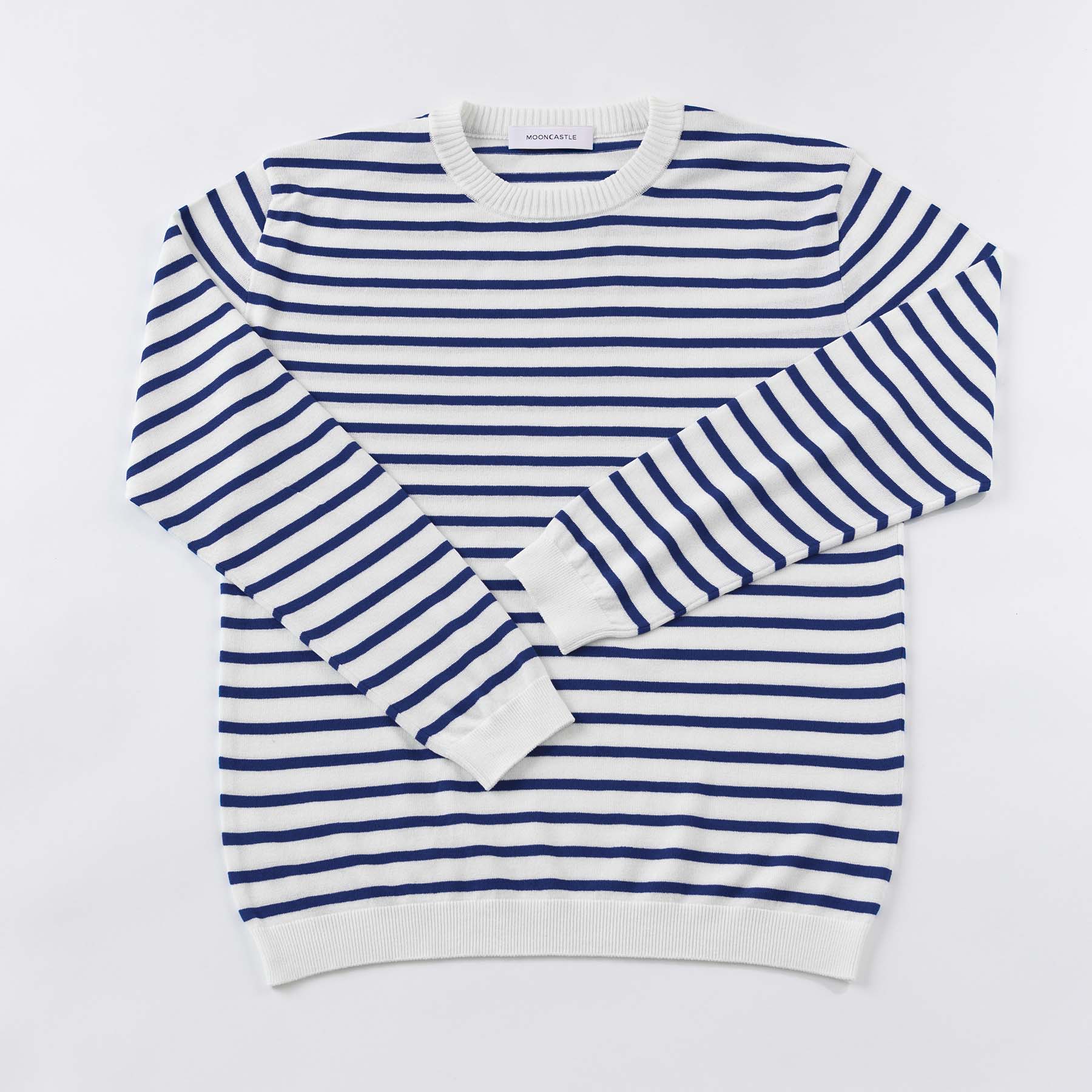 ICE COTTON BORDER LONG CREWNECK (online store removed)
