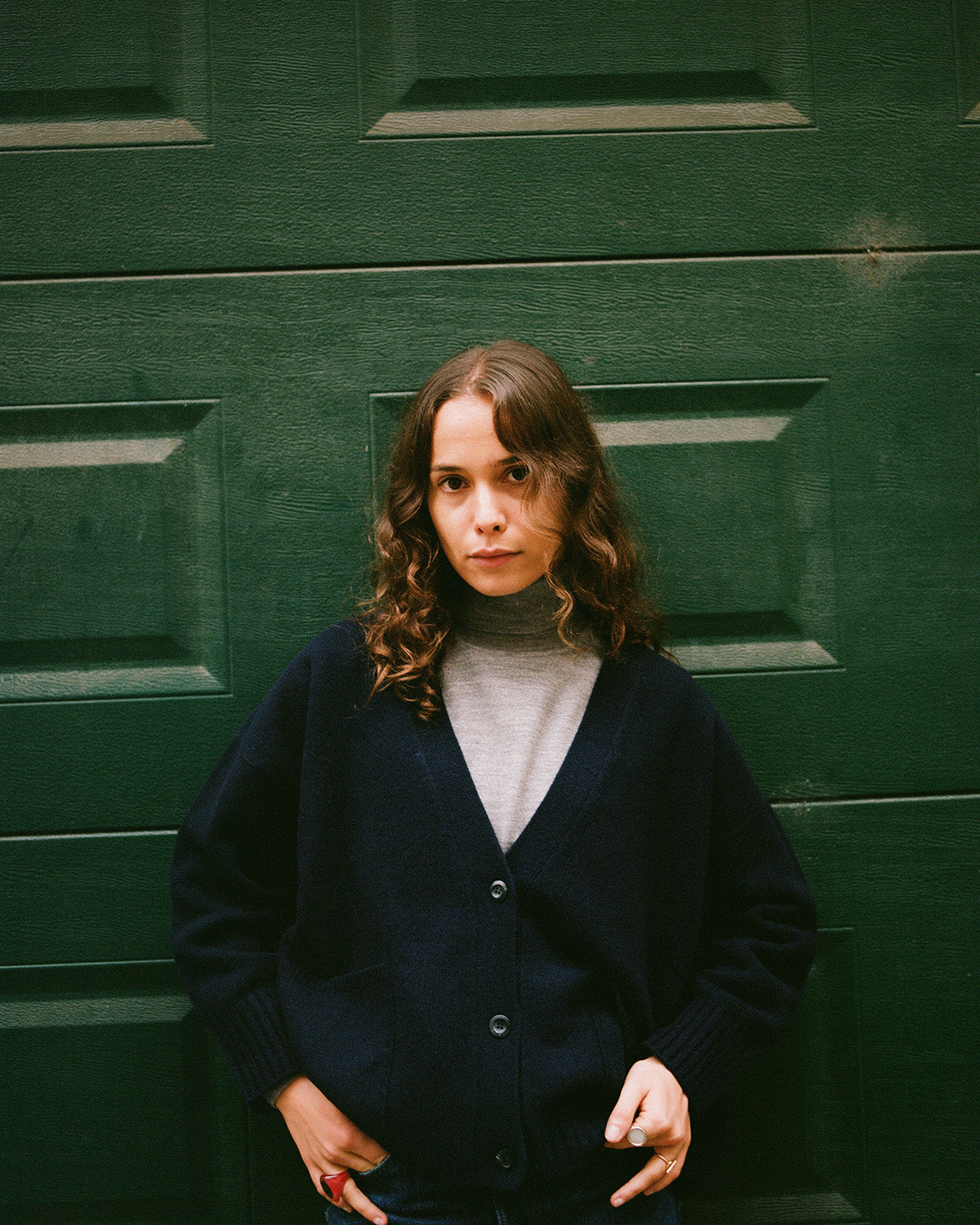 【WOMEN】Wool Cashmere Cardigan