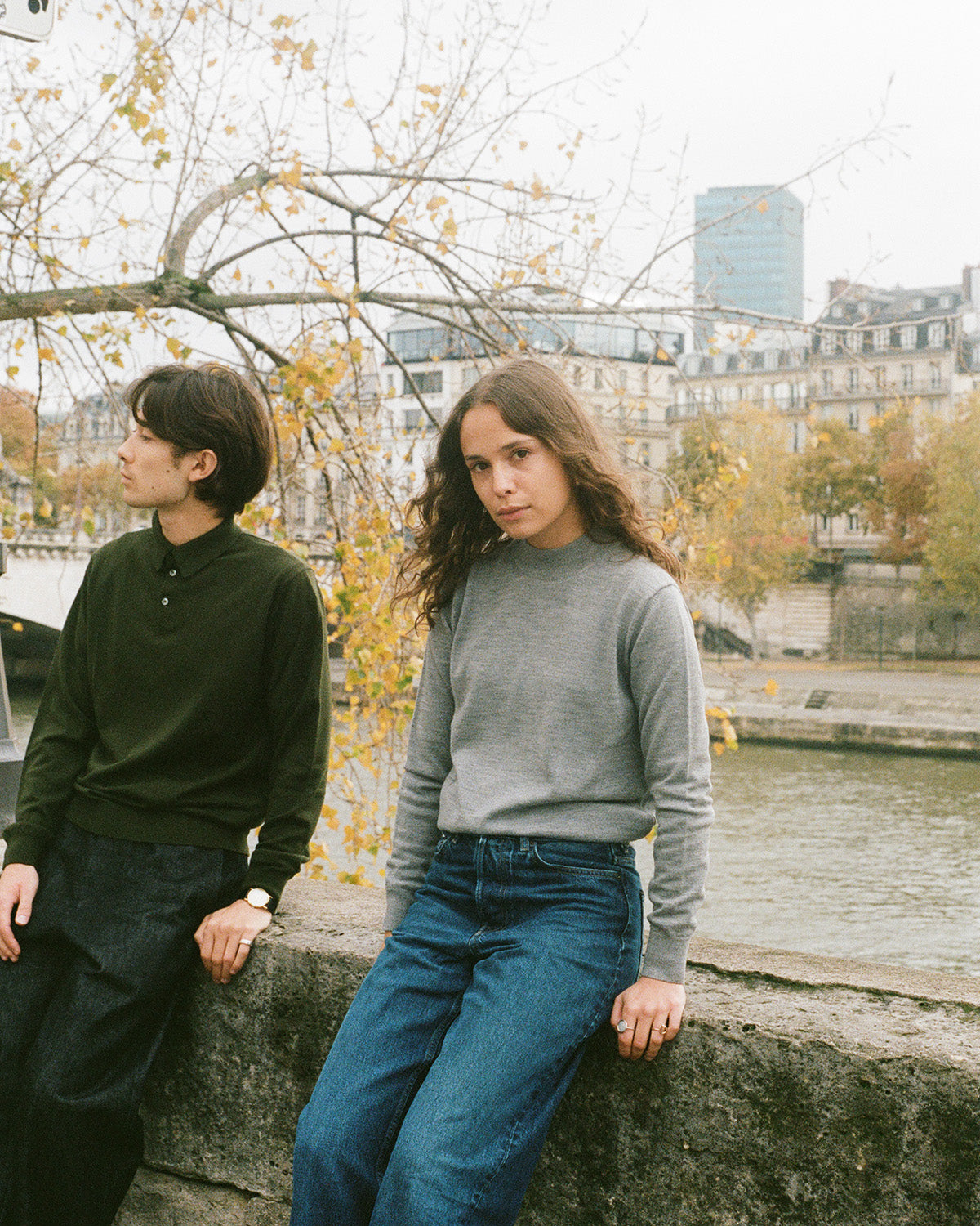 【WOMEN】12G Lightweight Merino Wool Mockneck