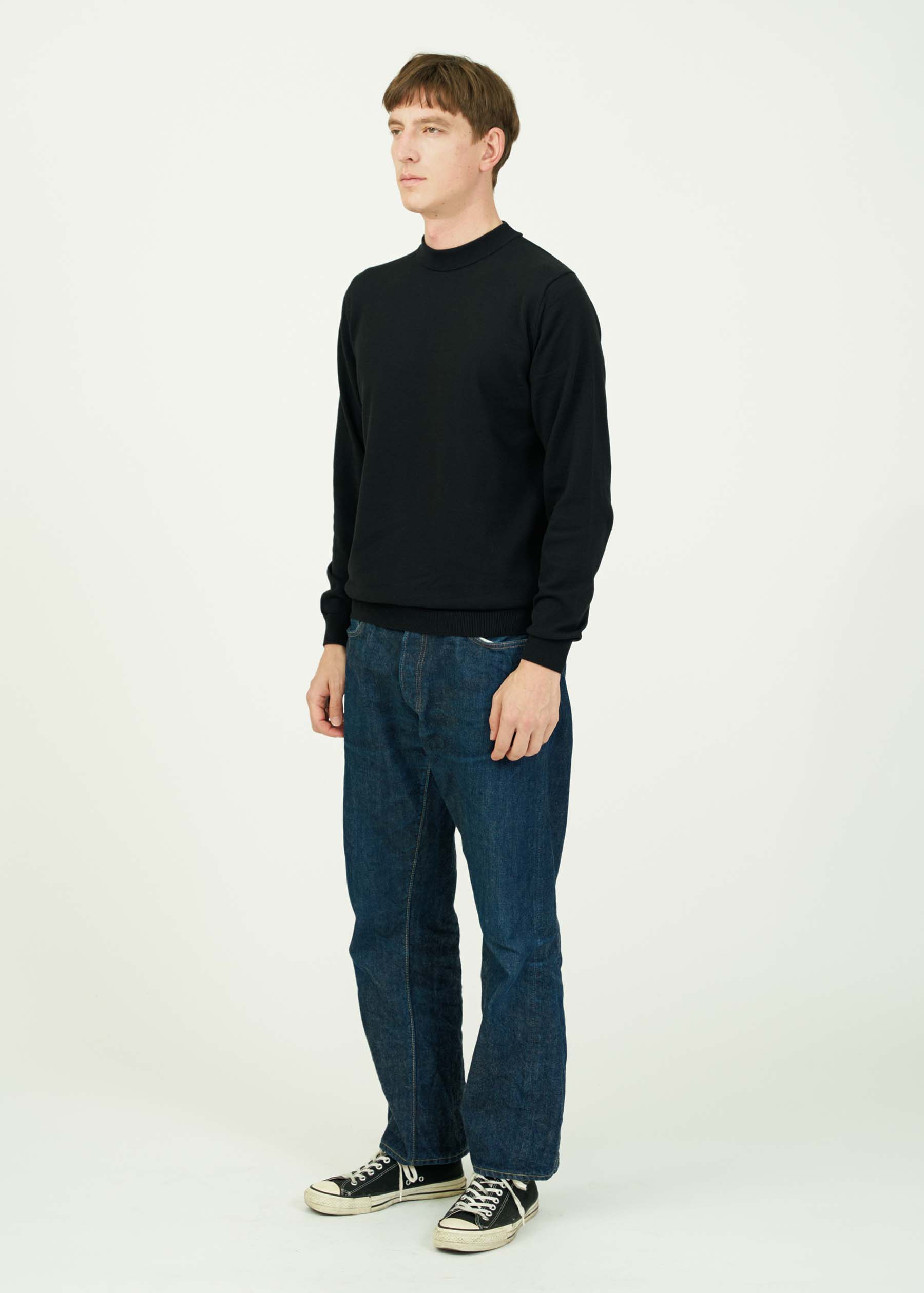 ICE COTTON  LONG MOCKNECK