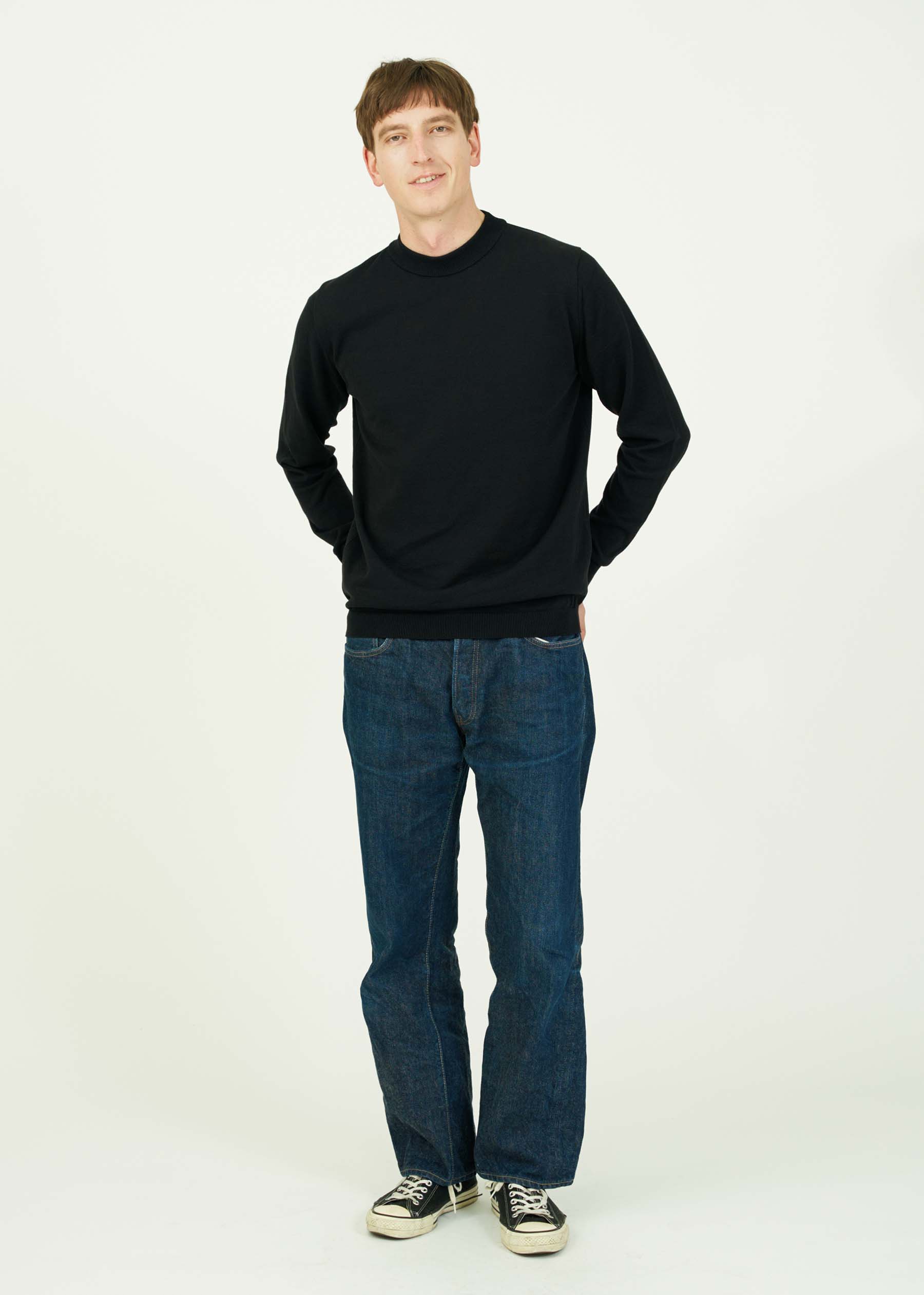 ICE COTTON  LONG MOCKNECK