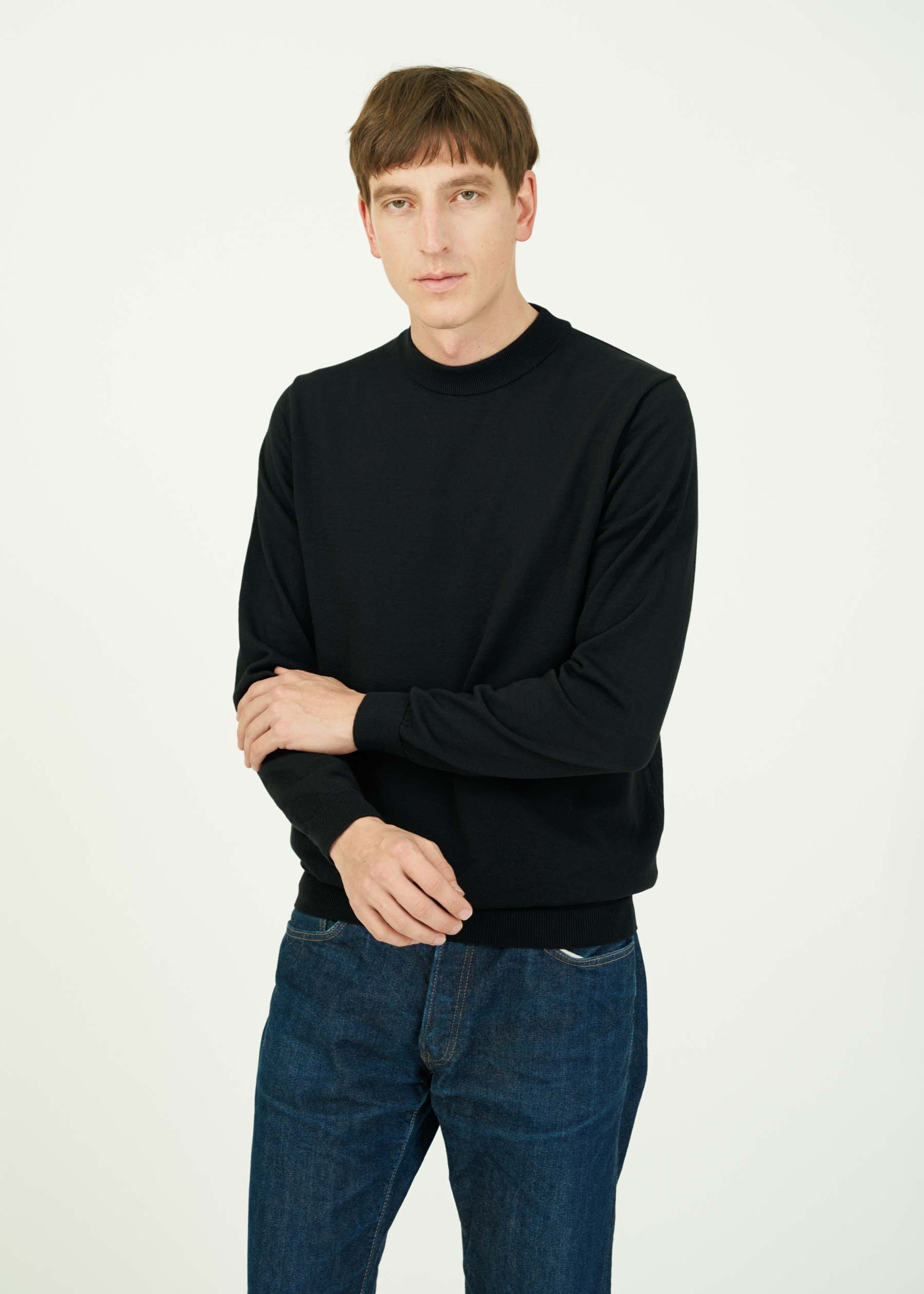 ICE COTTON  LONG MOCKNECK
