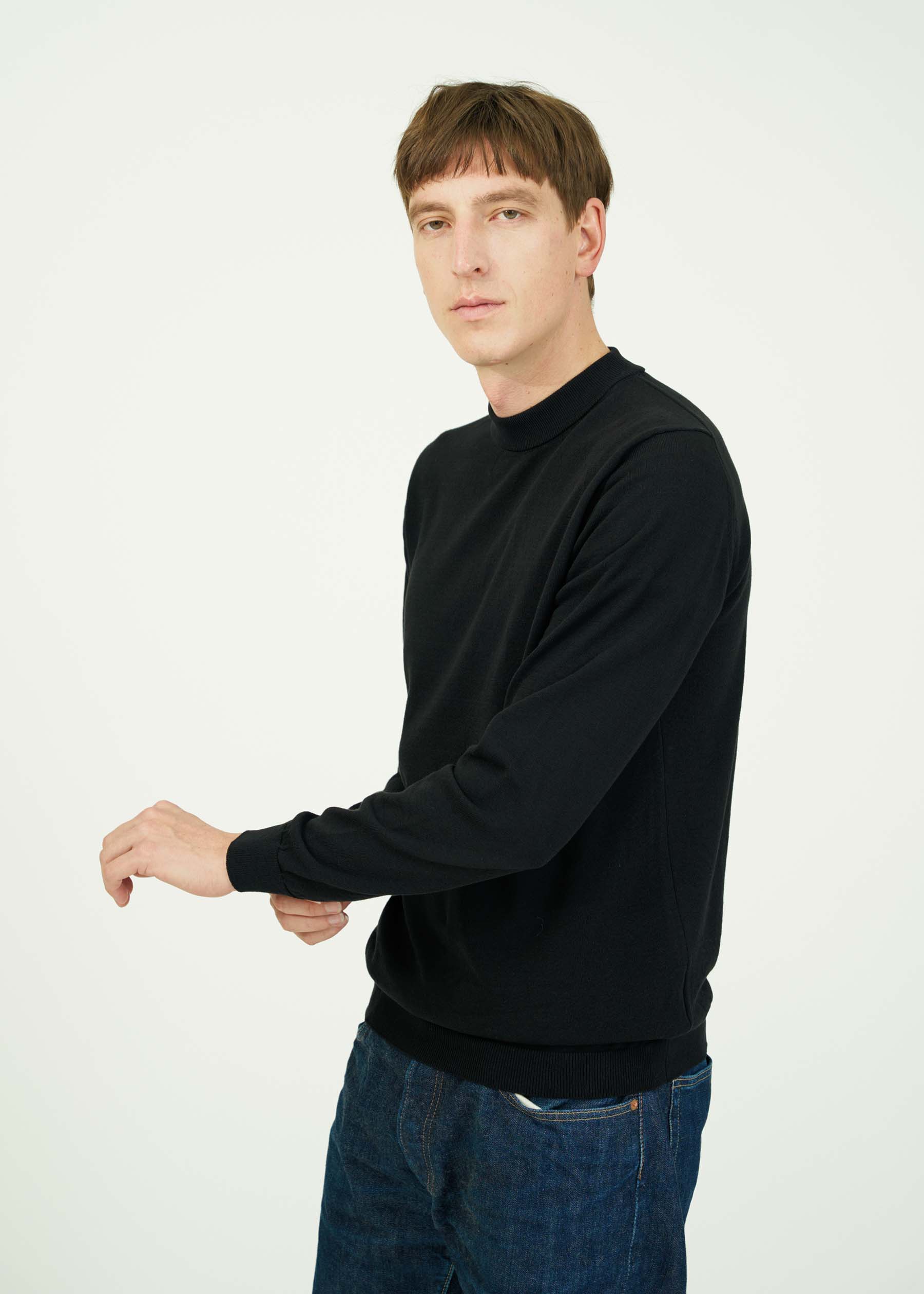 ICE COTTON  LONG MOCKNECK