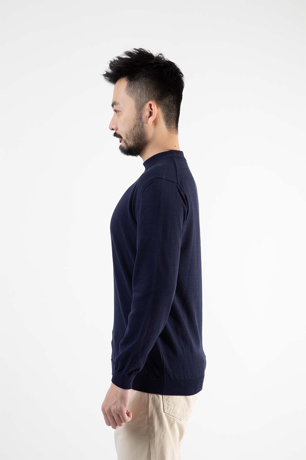 ICE COTTON  LONG MOCK NECK