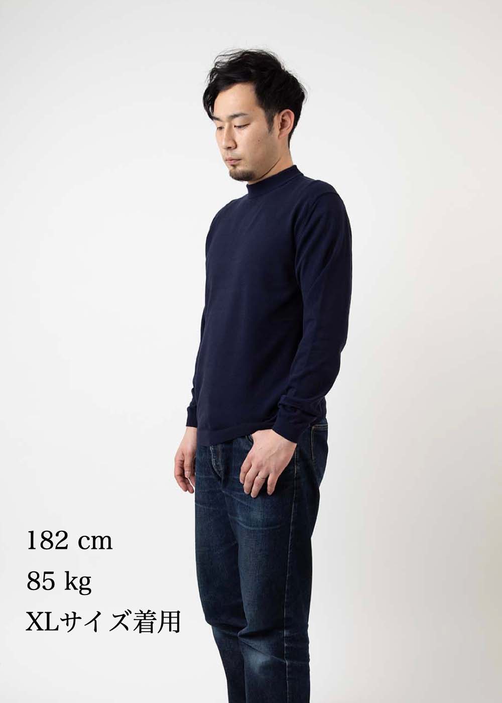 ICE COTTON  LONG MOCK NECK