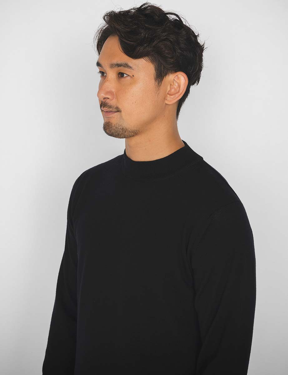 WOOL MOCKNECK 