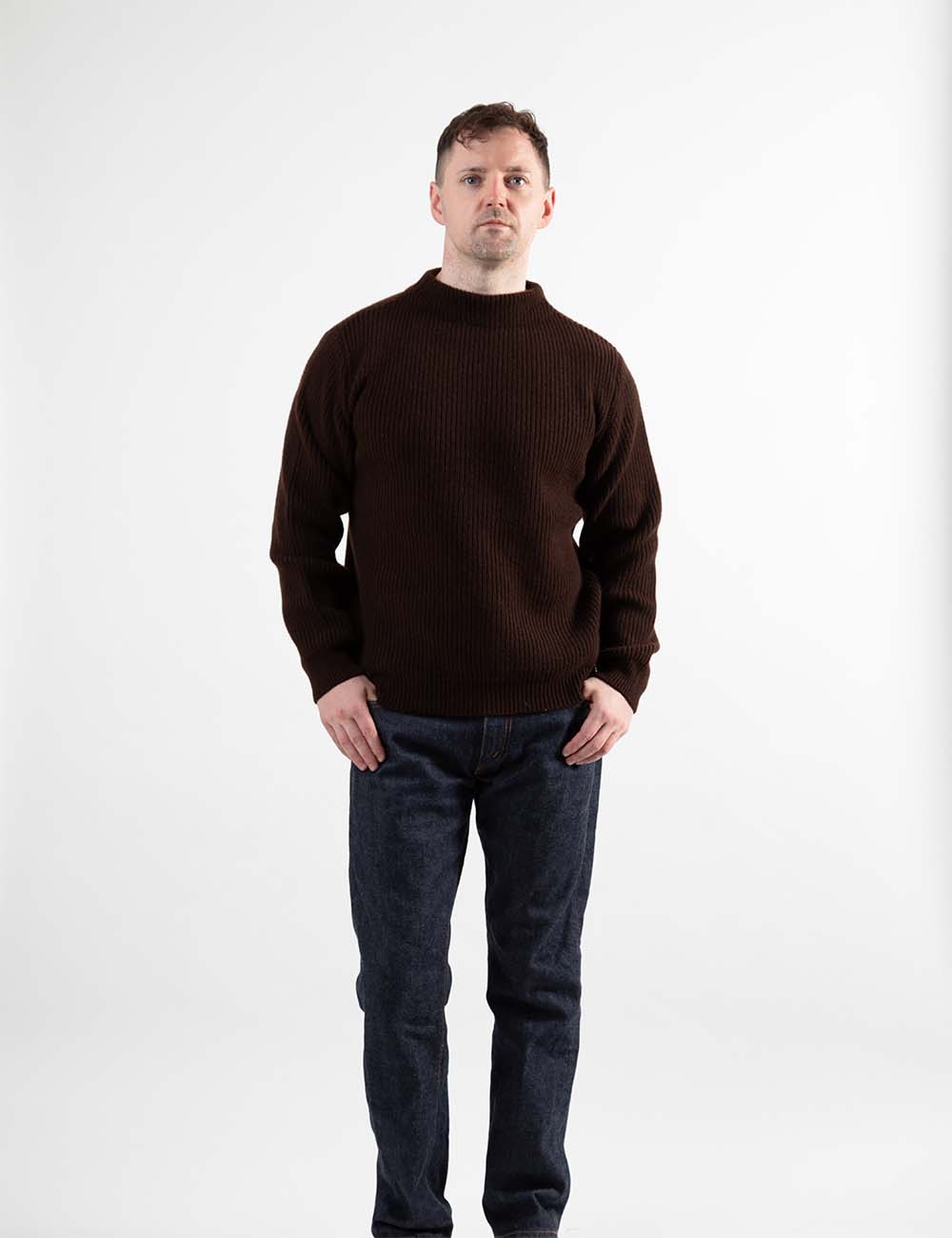 【UNISEX】7G CASHMERE BOTTLE NECK