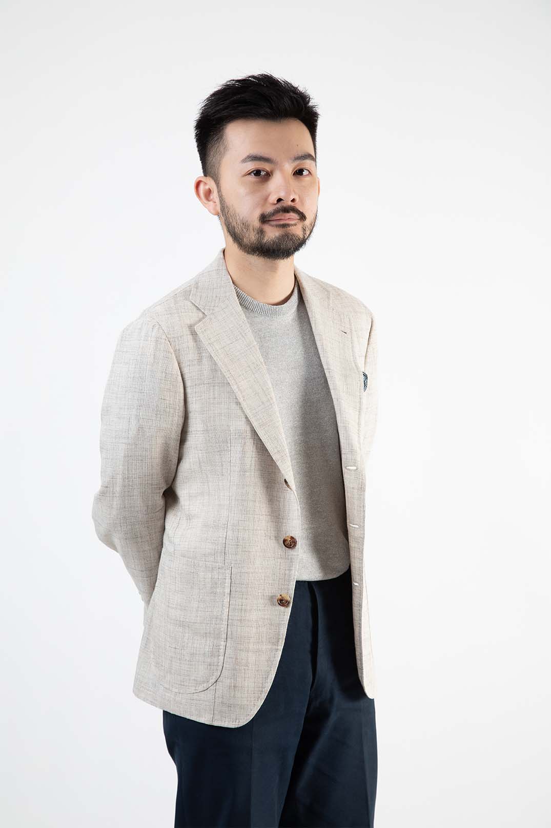 【アーカイブモデル】LINEN CREWNECK