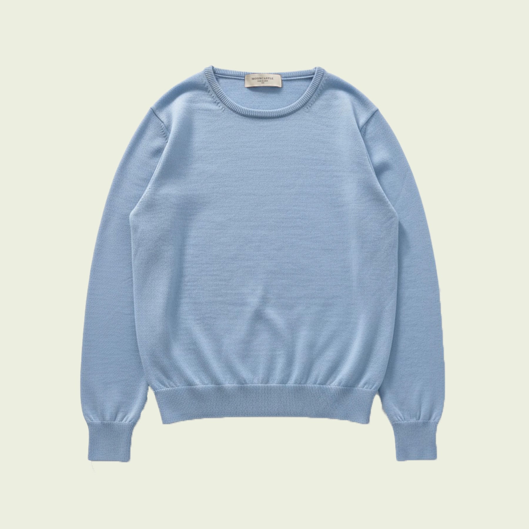 【WOMEN】12G Lightweight Merino Wool Crewneck