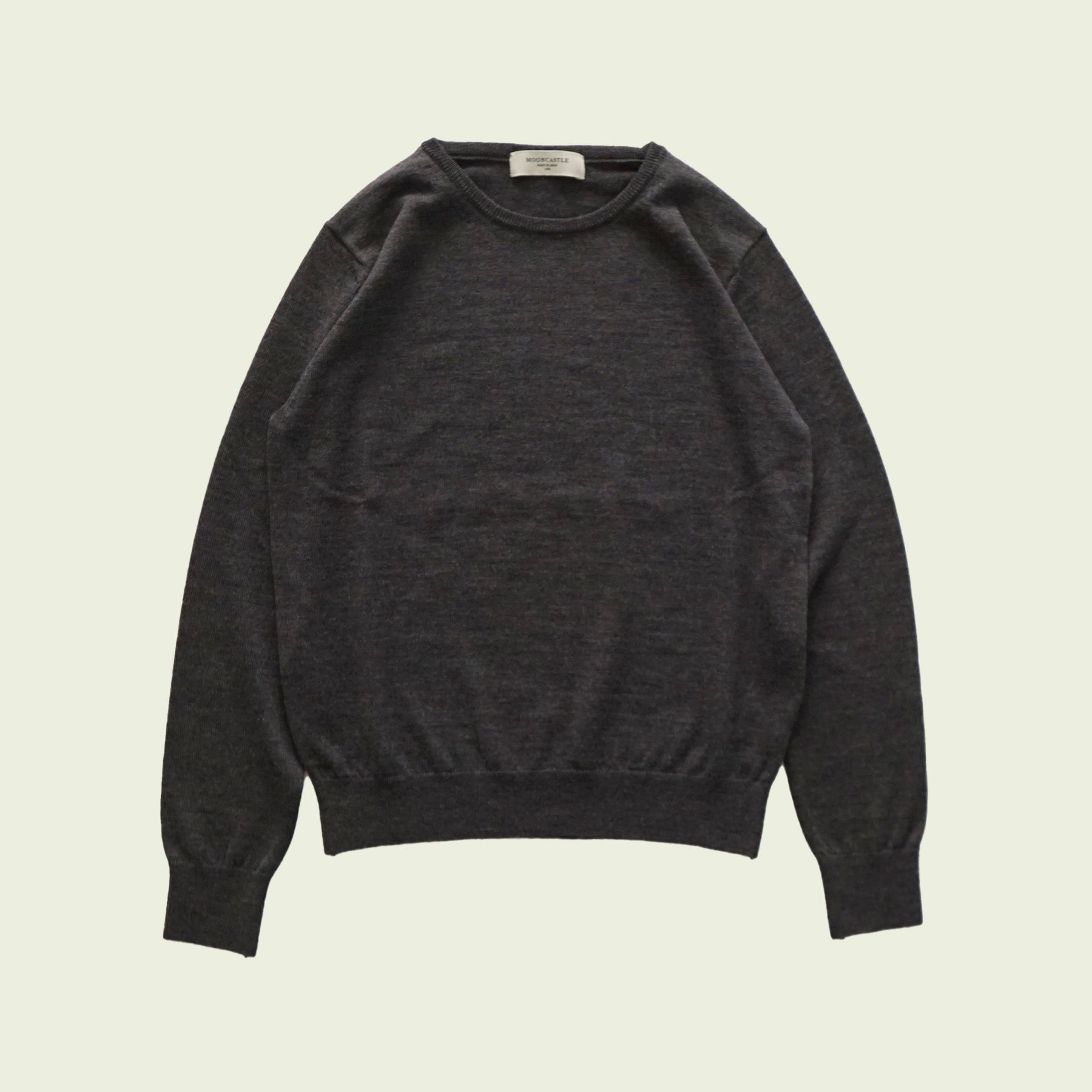 【WOMEN】12G Lightweight Merino Wool Crewneck