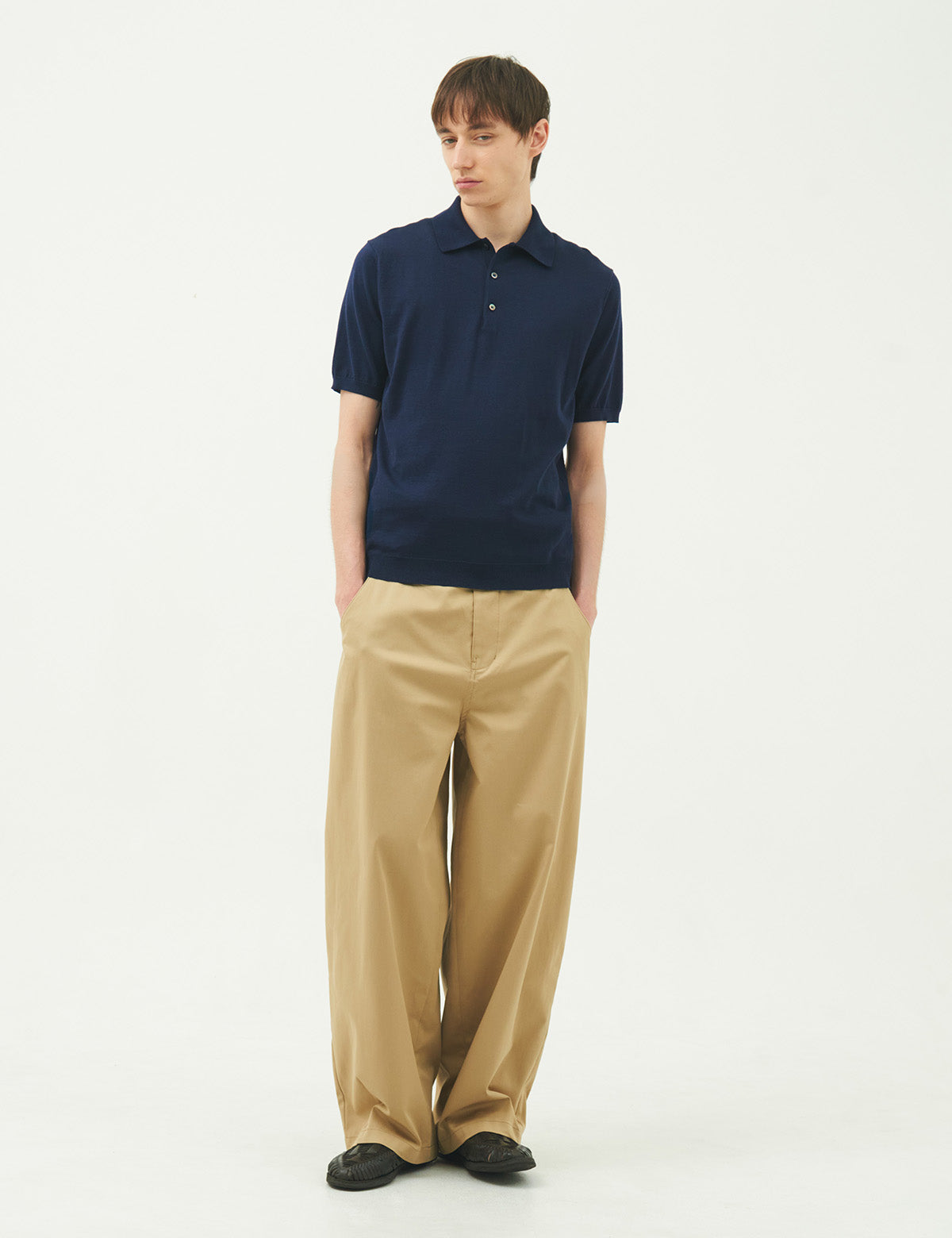 【NEW】SEA ISLAND COTTON POLONECK