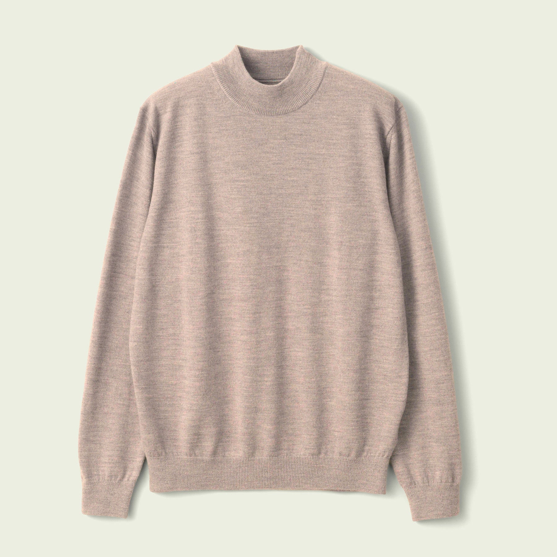 12G Lightweight Merino Wool Mockneck