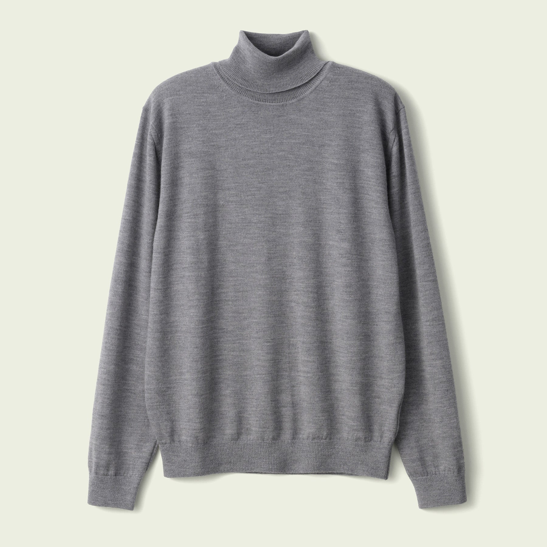 (WO3) 12G Lightweight Merino Wool Turtleneck